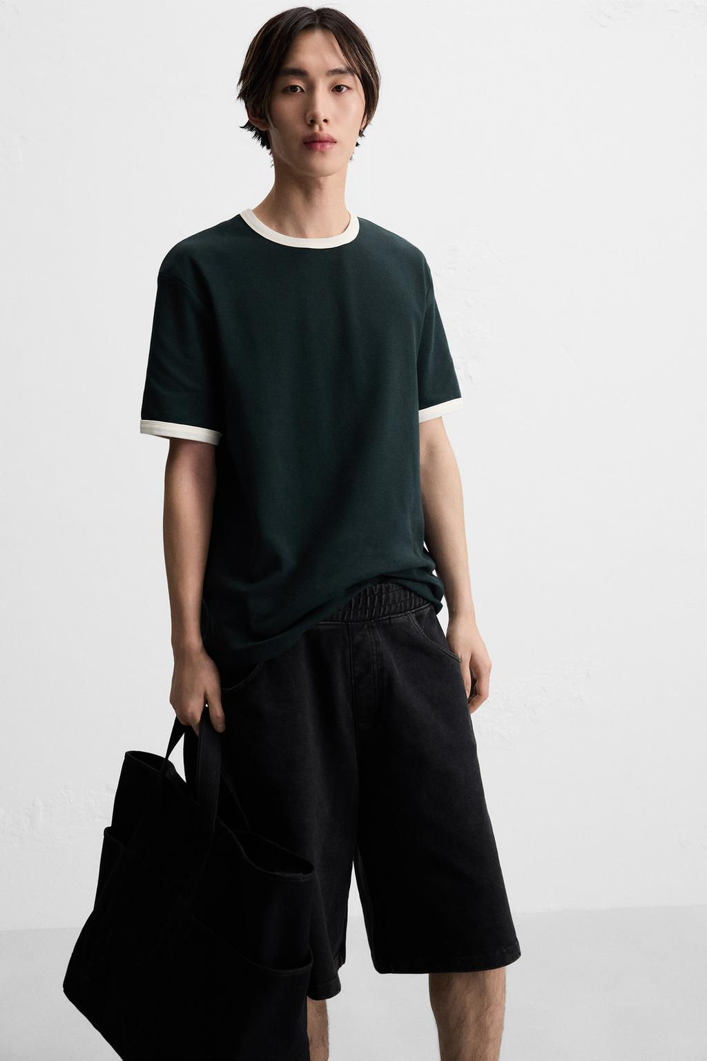 BAGGY FIT JOGGER BERMUDA SHORTS - Zara фото 6