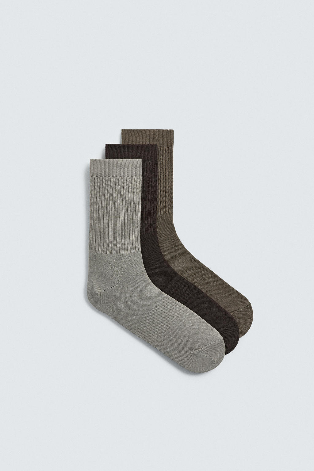 3-PACK OF RIBBED SOCKS - Zara фото 4