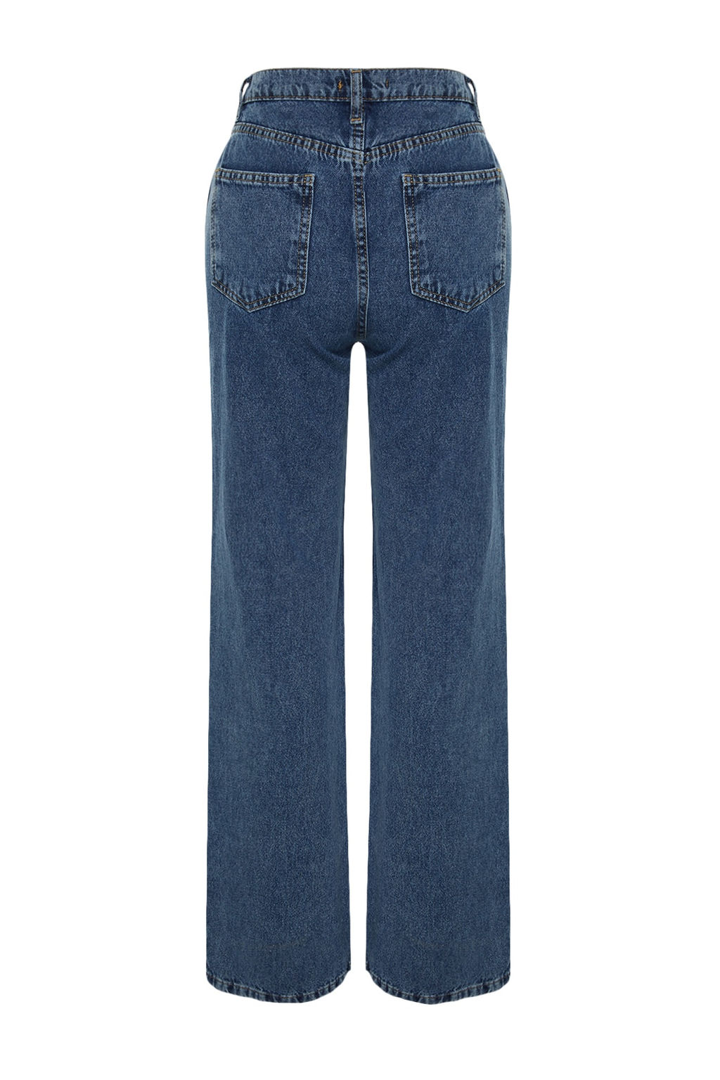 Siyah Yuksek Bel Wide Leg Jeans TWOSS21JE0385 - Trendyolmilla фото 13