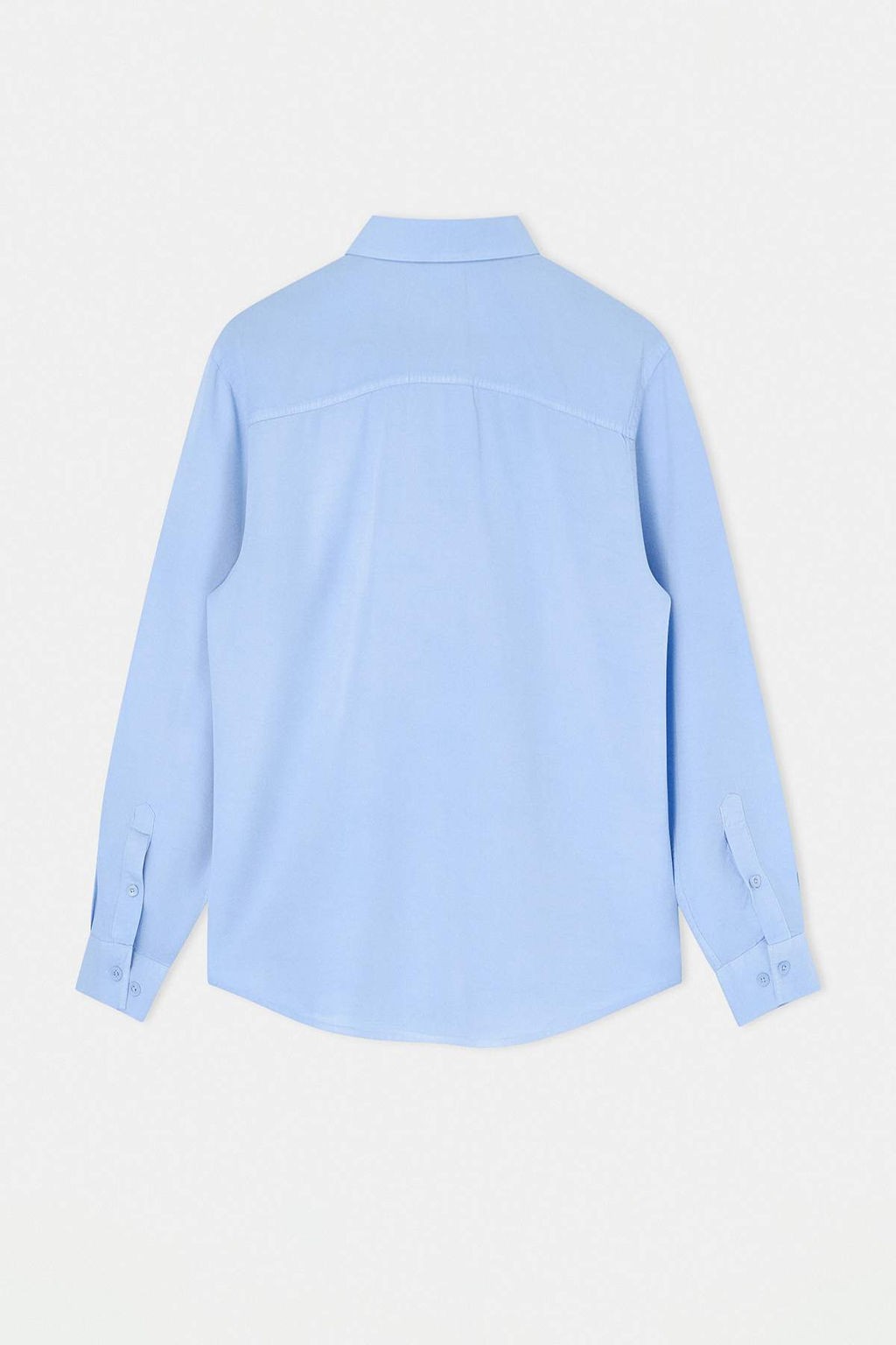 Ac?k Mavi Oversize Erkek Gomlek TMNSS26GO00032 - Trendyolmilla фото 3