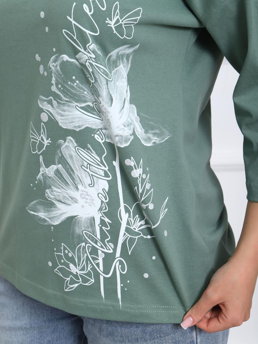 IV-CAPRIZ Амели - футболка хаки  фото 6