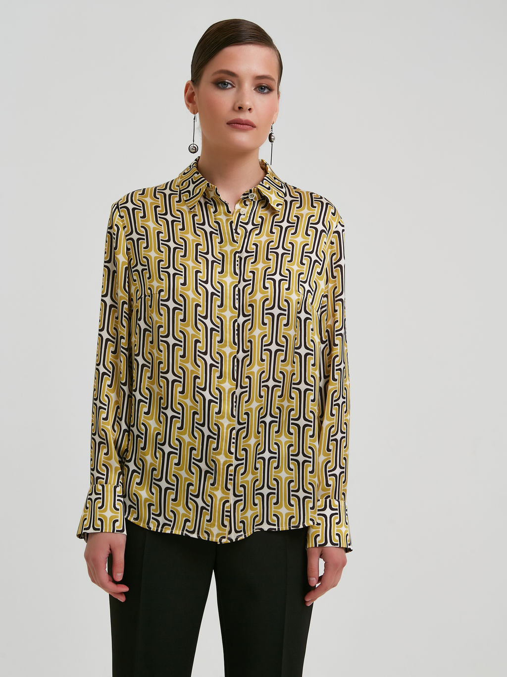 Блузка с принтом