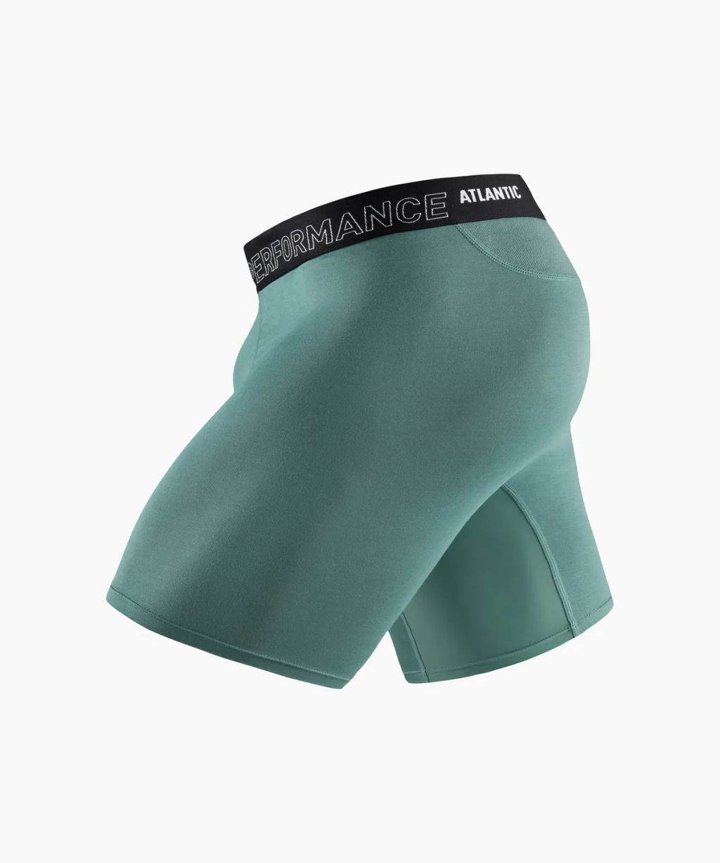 ATLANTIC MH-1181 Трусы шорты Long Performance изумрудный  фото 5