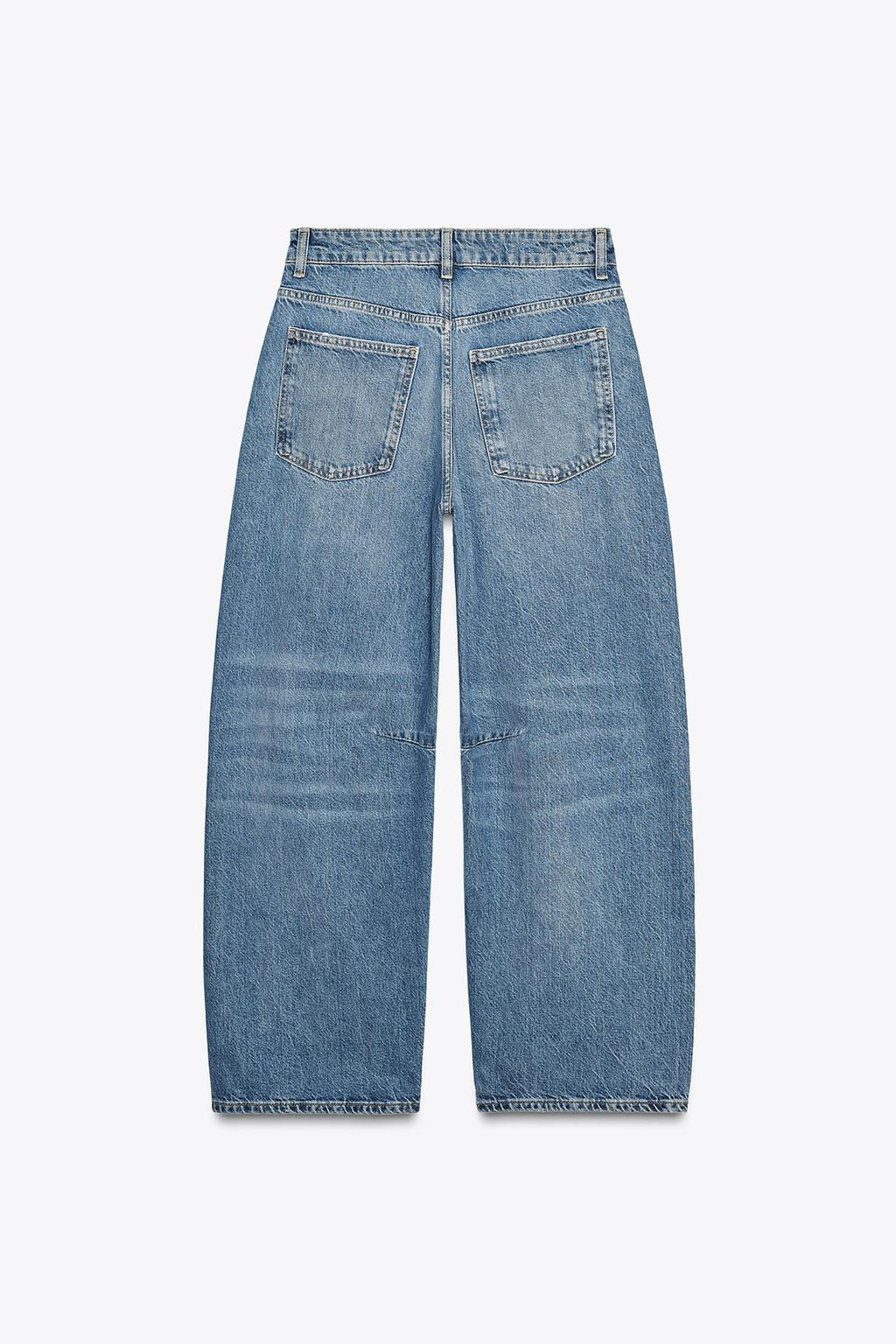 TRF BAGGY BALLOON MID-WAIST JEANS - Zara фото 16