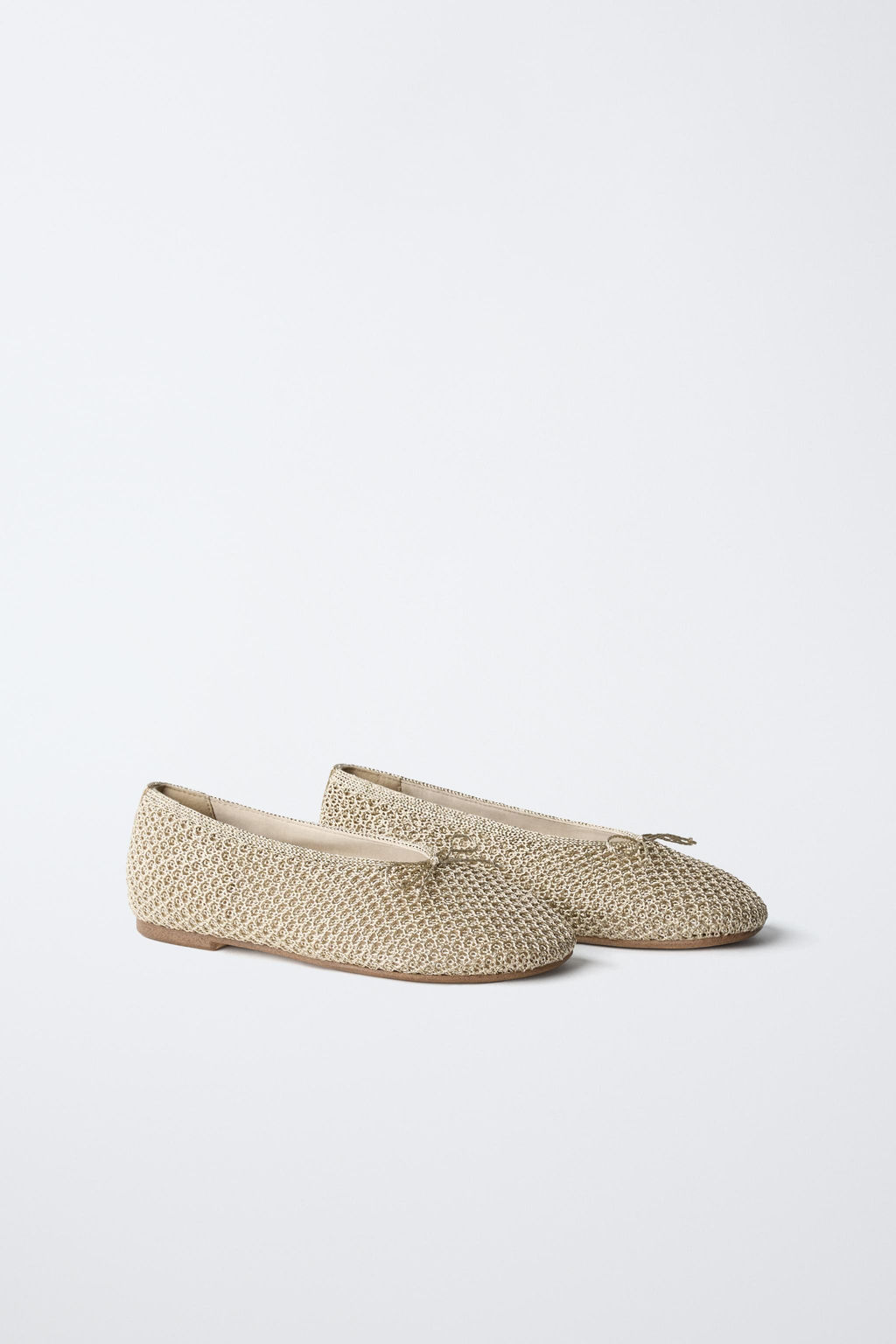 BAILARINA CROCHET METALIZADA / Oro - Zara фото 2