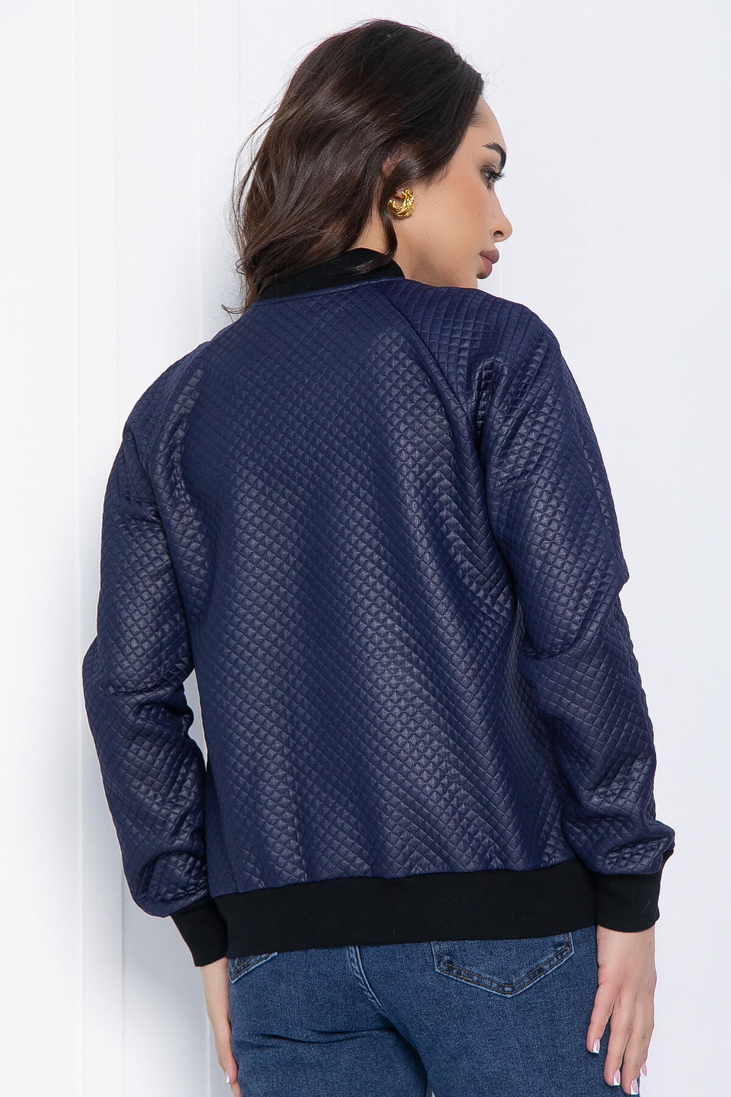 Бомбер Каприз (синий) Б12563-13 - Lt collection фото 3