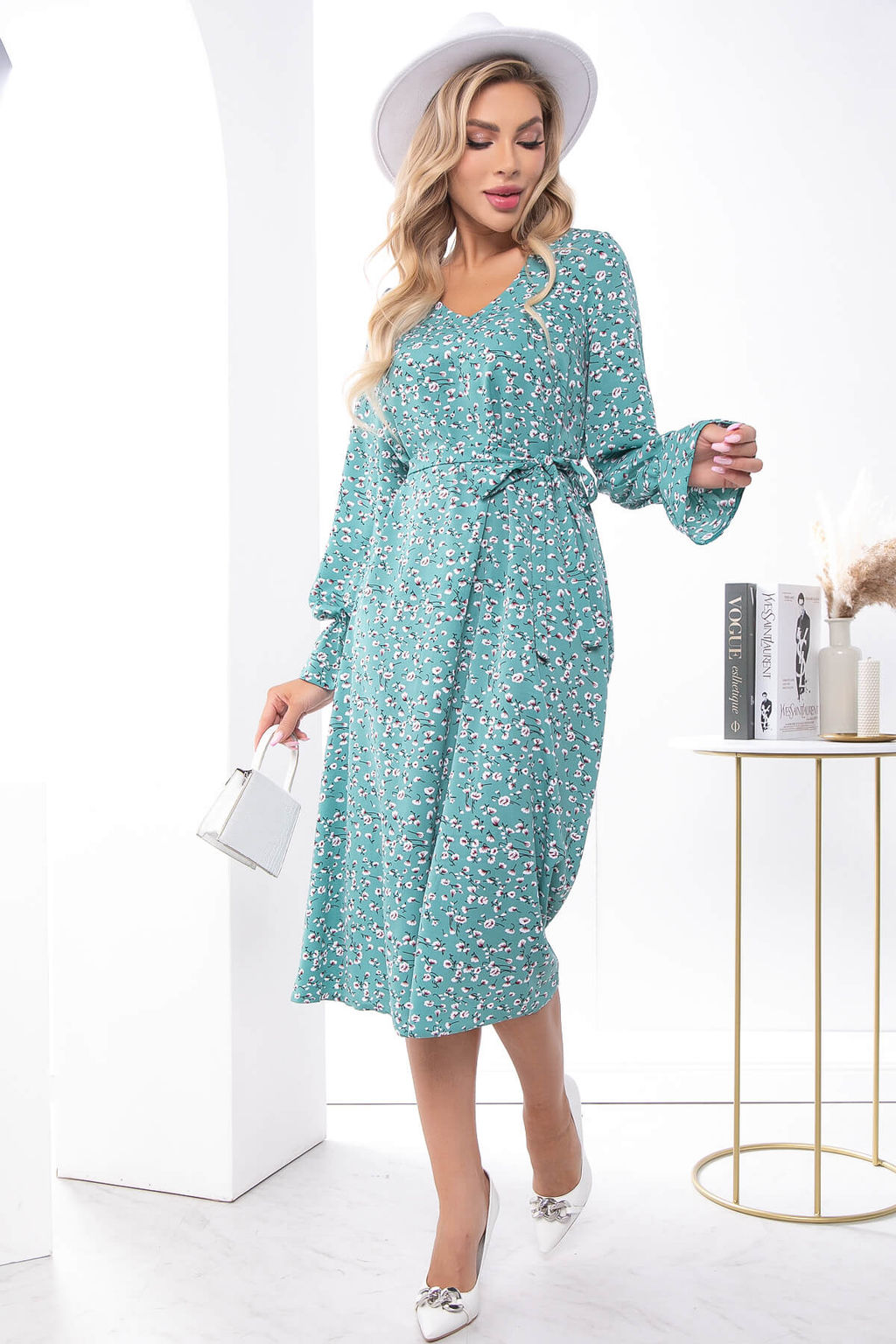 Платье Натали (грин) НЬЮ П7364