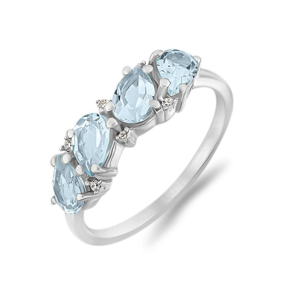 Кольцо, топаз, Грейс