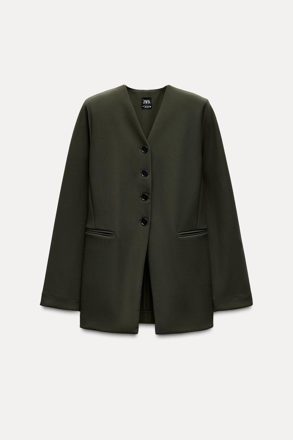 POCKET CREPE BLAZER - Zara фото 5