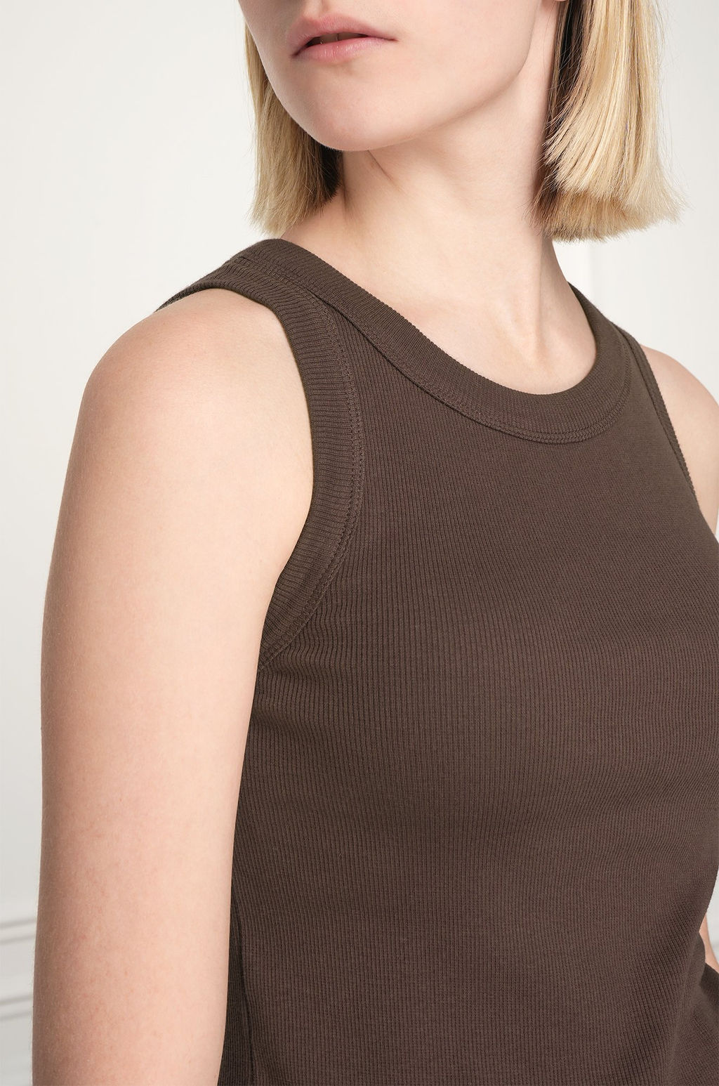 Женская майка-топ в рубчик Happyfox