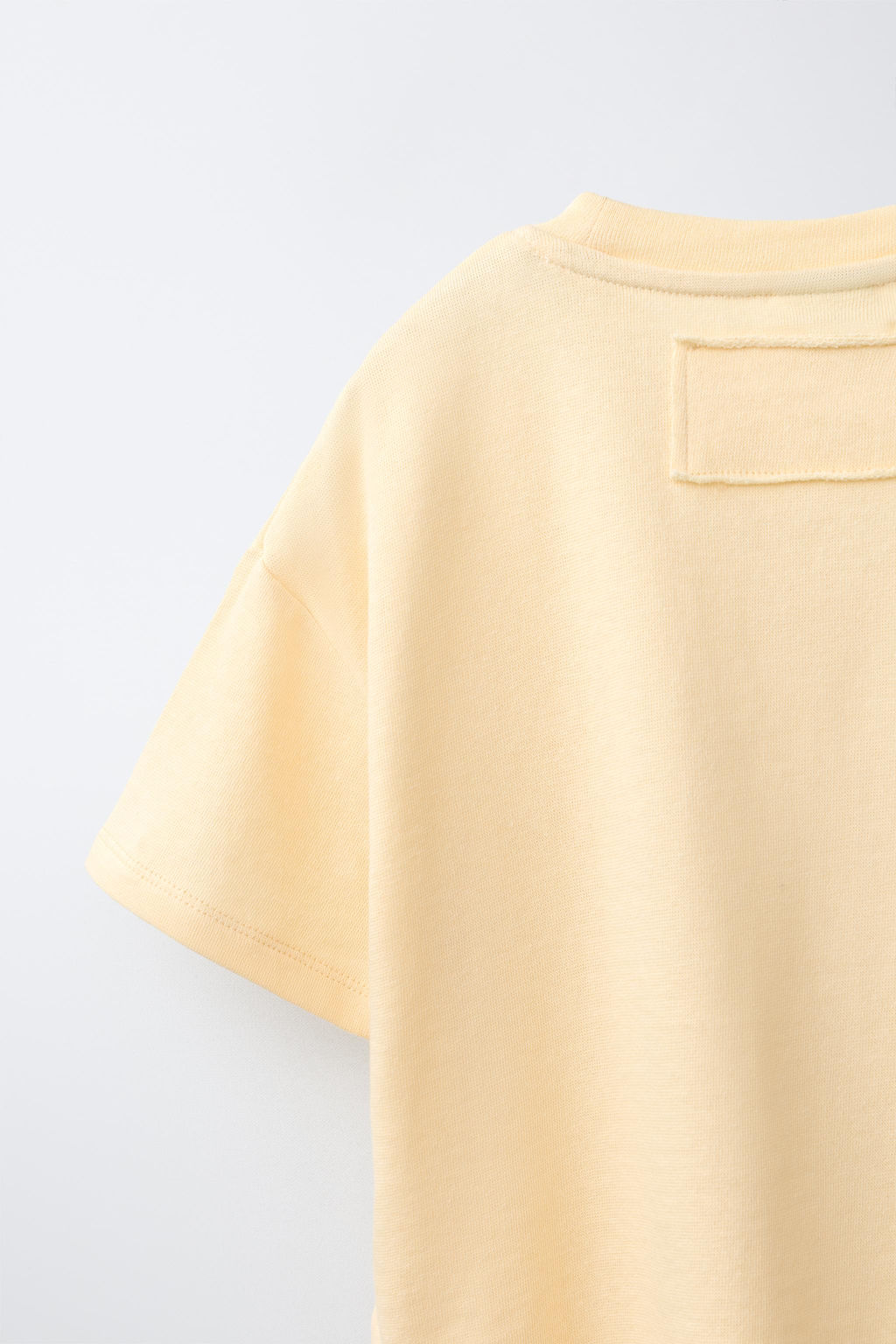 CONJUNTO CAMISETA Y PANTAL?N WIDE LEG LISOS / Amarillo - Zara фото 7