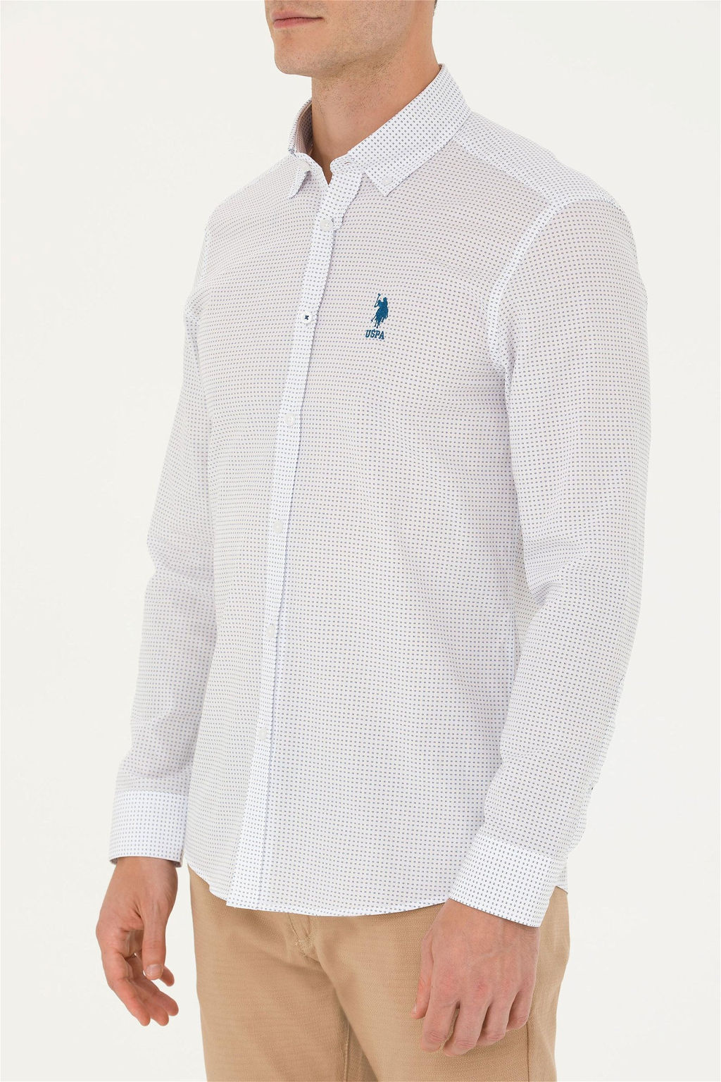 U. S. Polo Assn Мужская рубашка Saks с длинным рукавом - U.s. polo assn фото 6