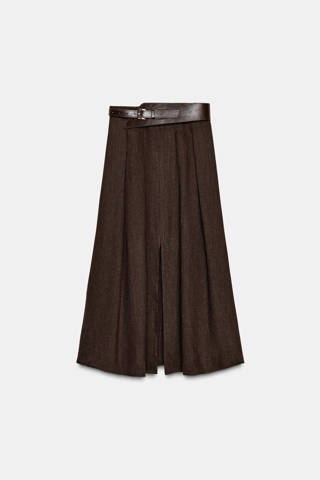 BELTED MIDI SKIRT - Zara фото 15