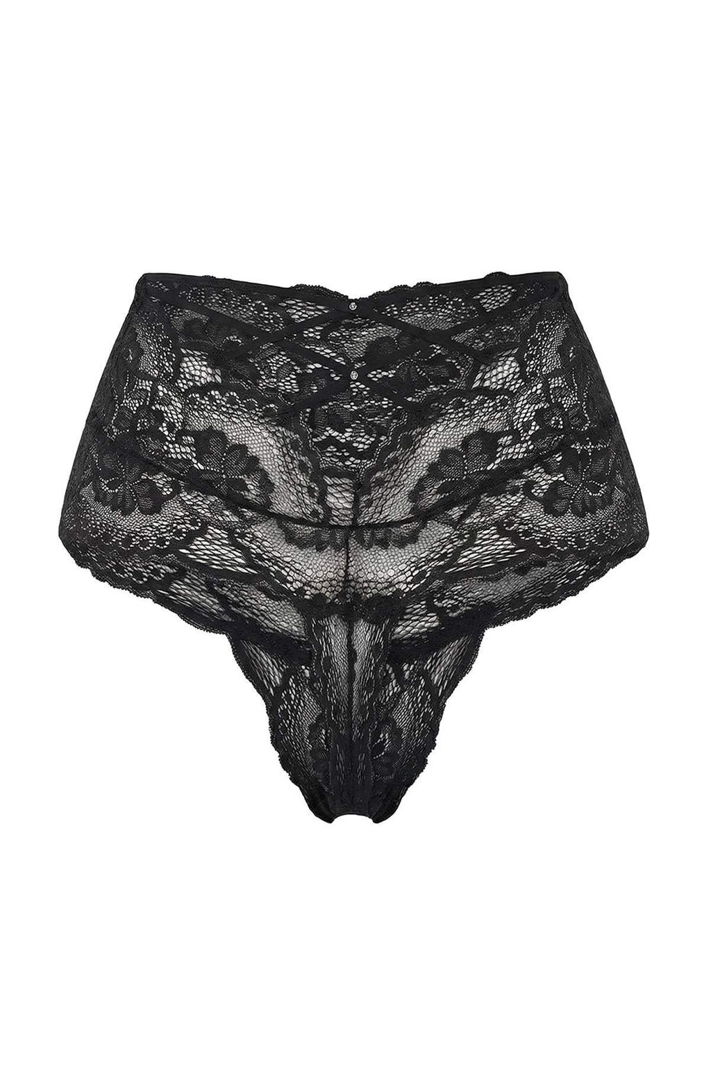Siyah-Beyaz-K?rm?z? 3lu Dantel Capraz Biye Detayl? Tanga Kulot THMSS26KU00014 - Trendyolmilla фото 12