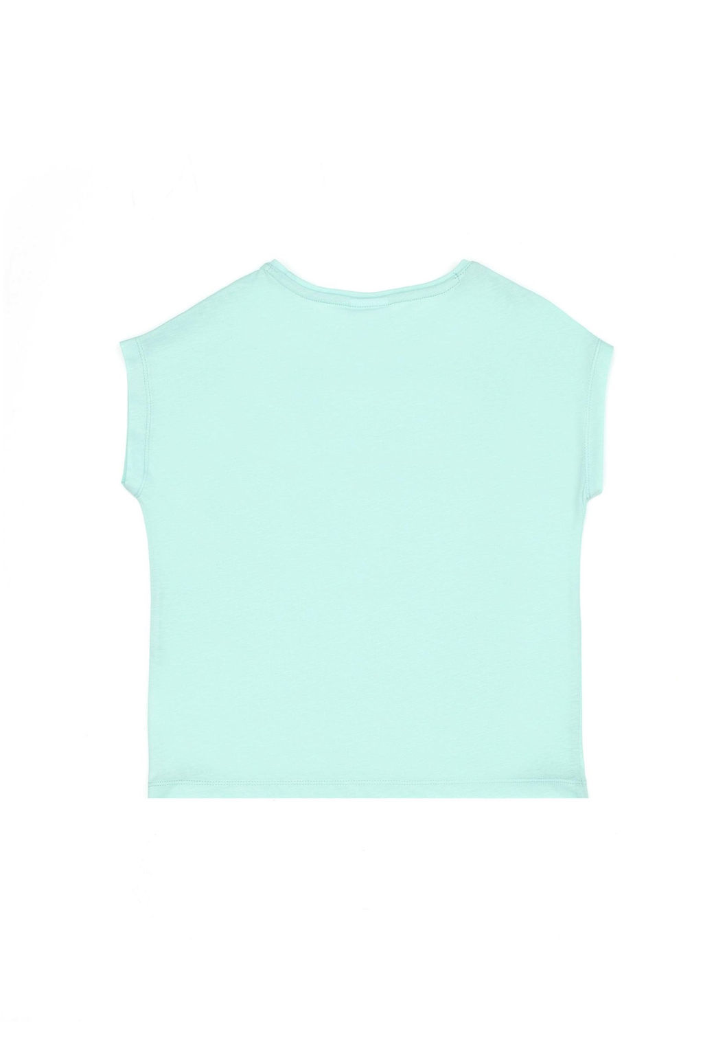 Зеленая футболка для девочек - U.s. polo assn фото 2