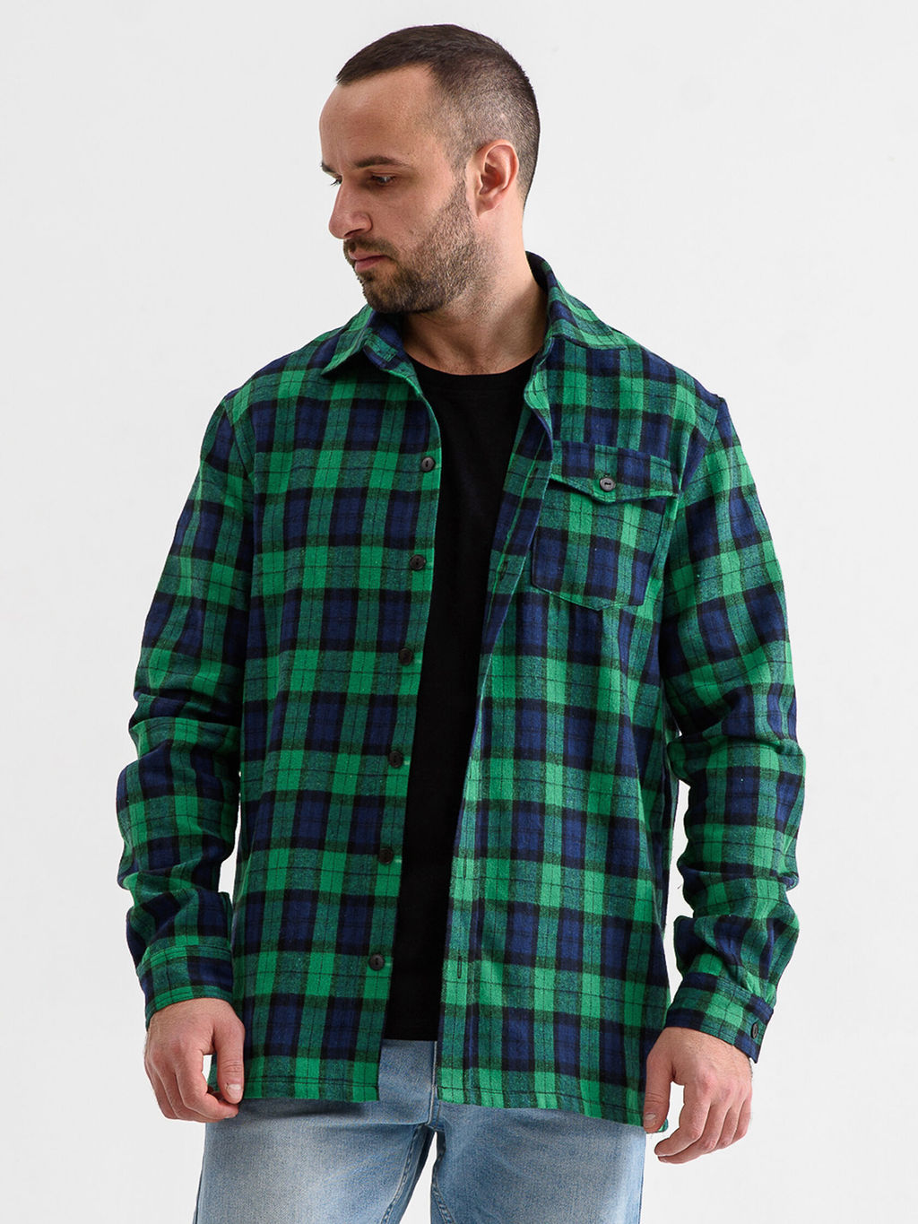 Рубашка сорочка фланель "Имидж"