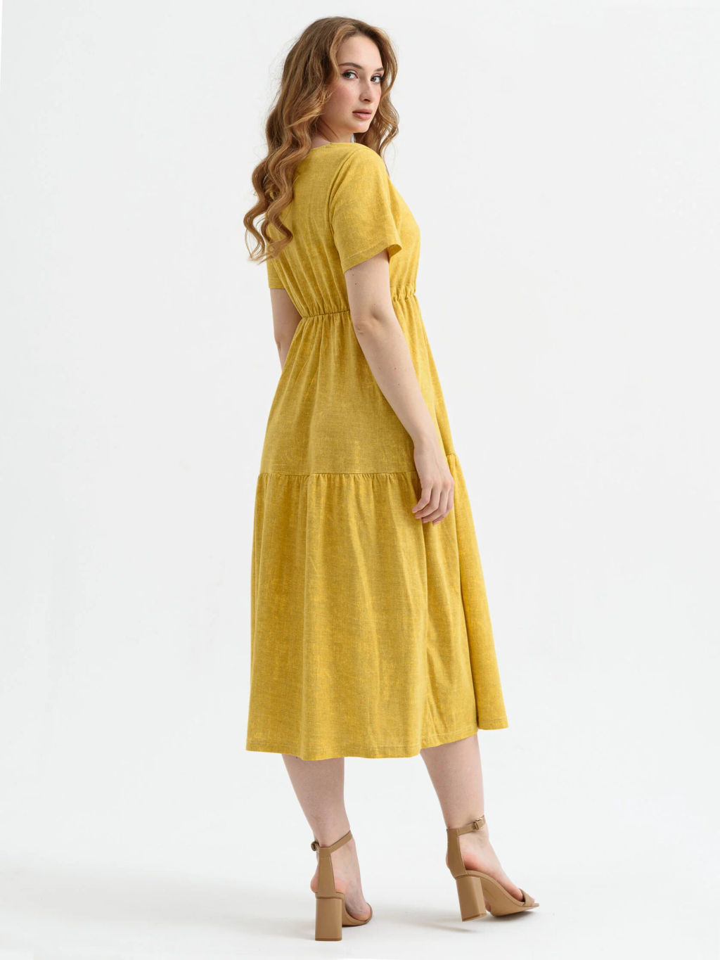 Платье 100% хлопок  Майский букет - Оптима фото 8