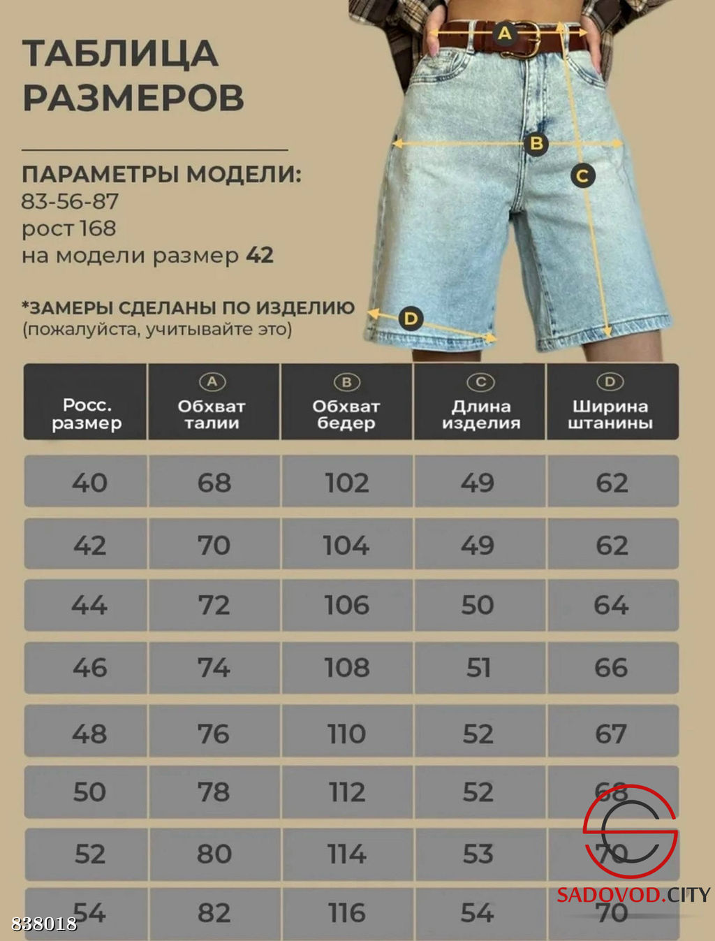 Шорты джинсовые стрейчевые