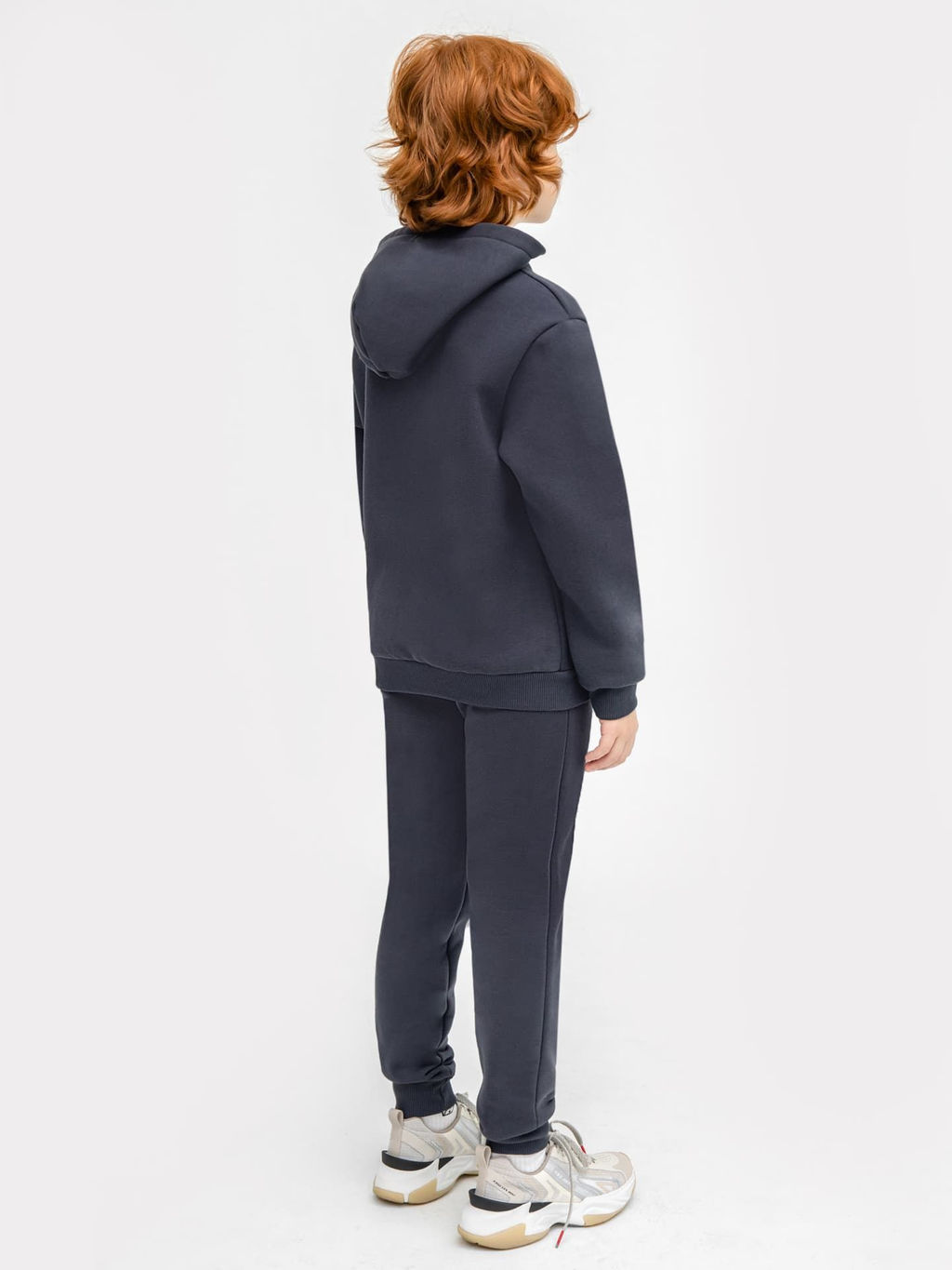 Комплект для мальчиков (худи, брюки) в сером цвете - Mark formelle фото 3