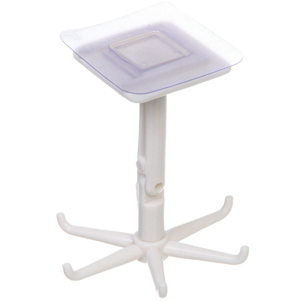 Цена за 10 шт. Крючок настенный многофункциональный на липкой основе "ИДЕЯДОМА", цвет белый, поворот на 360, нагрузка 2кг/11*7см (пакет)