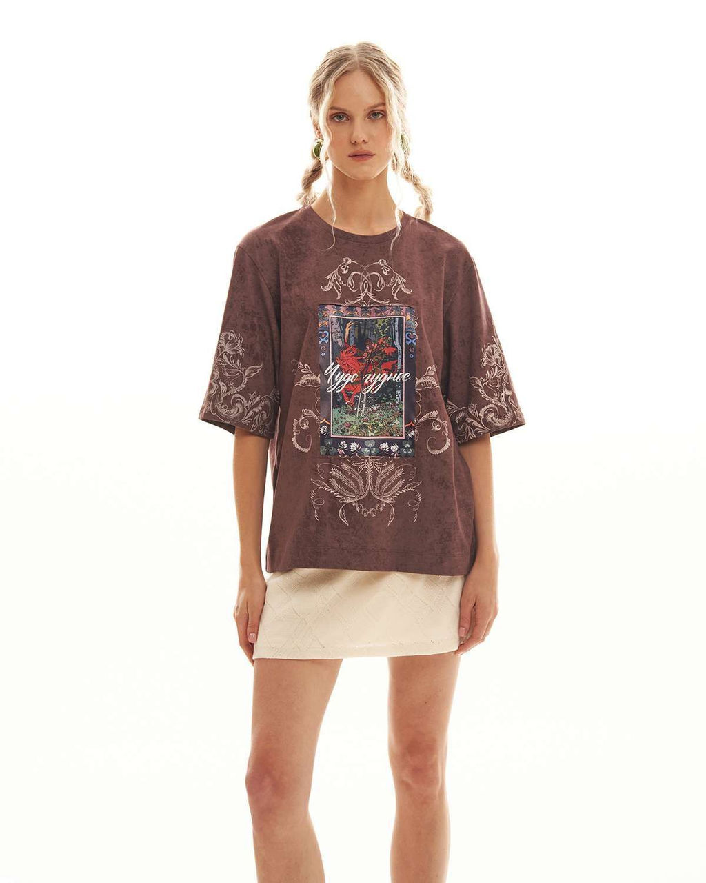 Футболка варёнка с шёлковой вставкой FRK002 - Sahar art lab фото 10