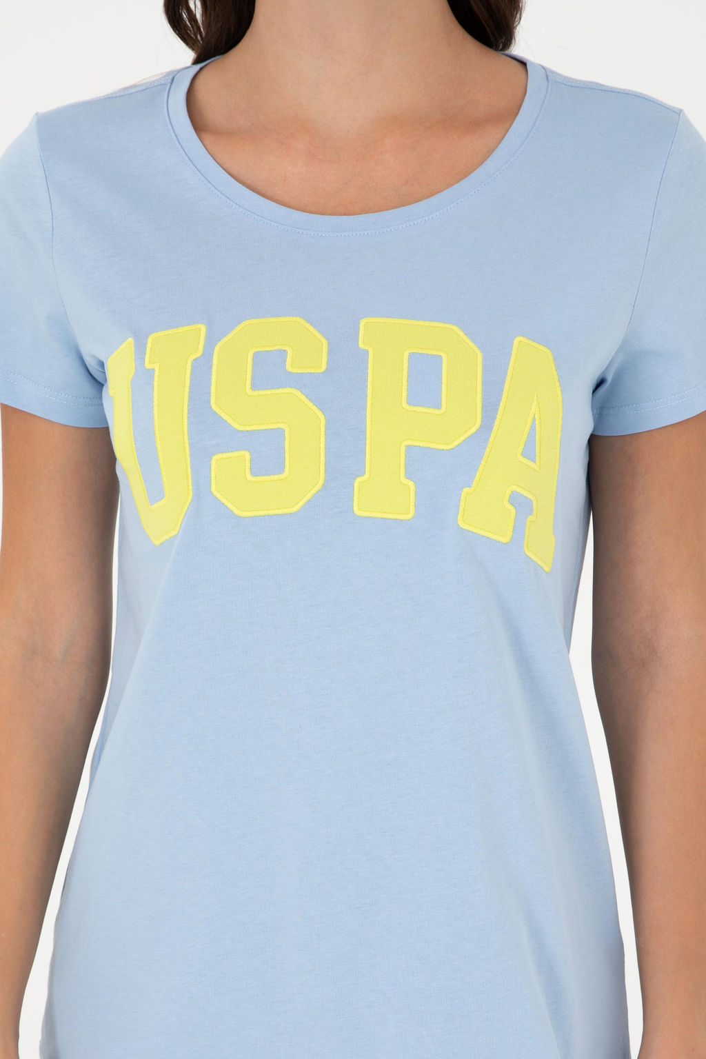 Женщина светло -голубая базовая скидка на сюрприз в корзине - U.s. polo assn фото 6