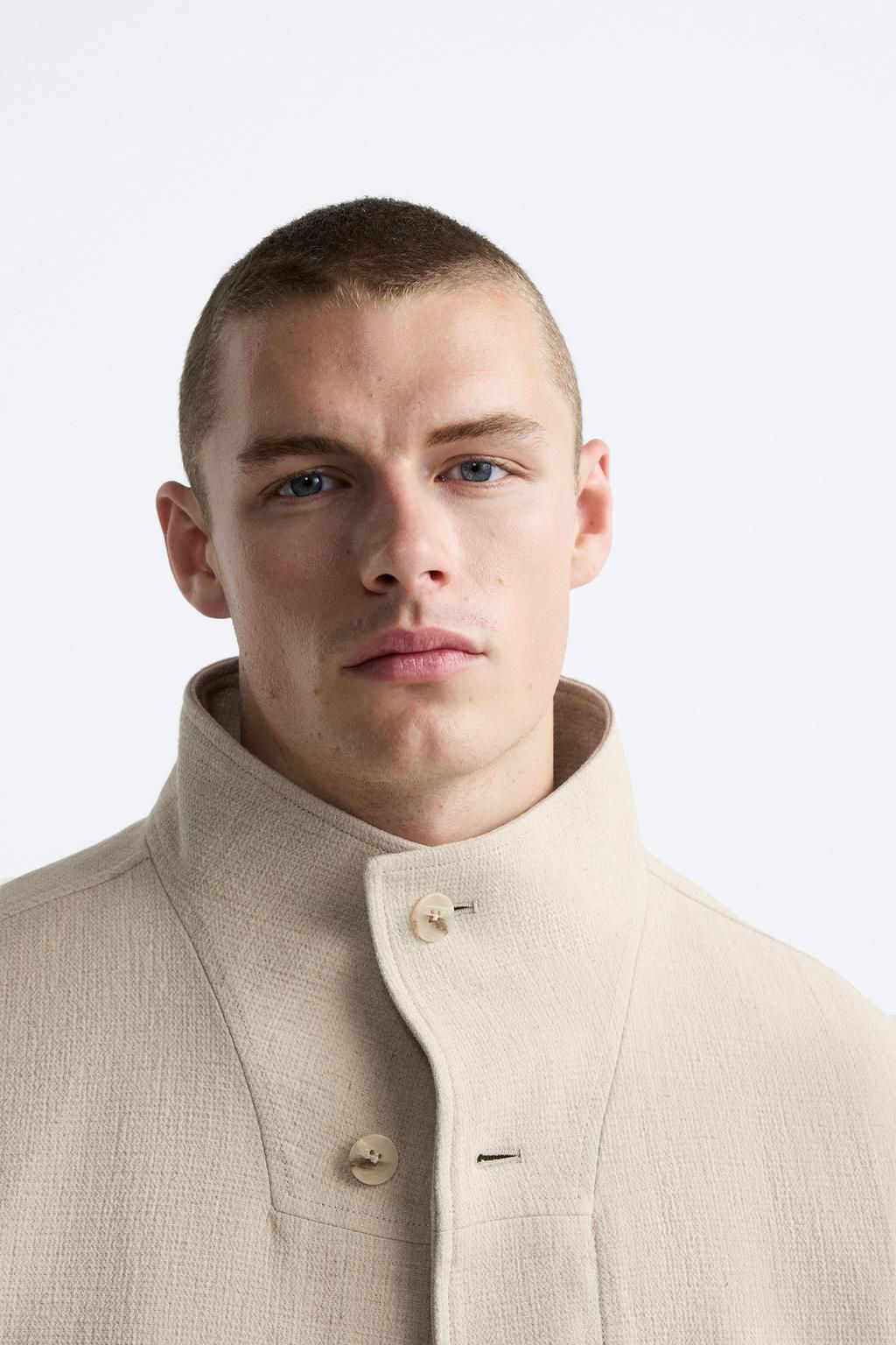 LINEN - COTTON BLEND JACKET - Zara фото 5
