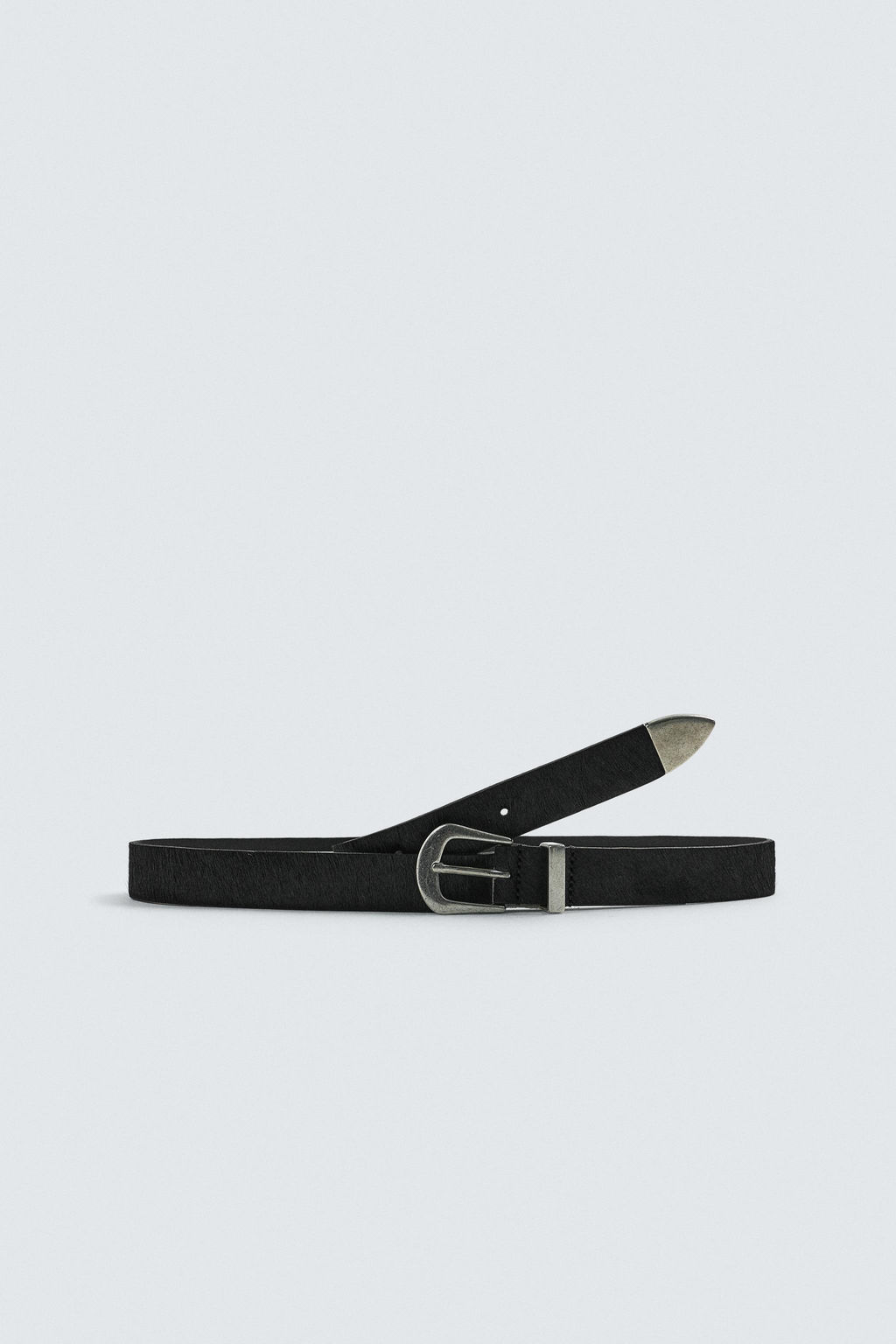 LIMITED EDITION BRAIDED LEATHER BELT - Zara фото 3