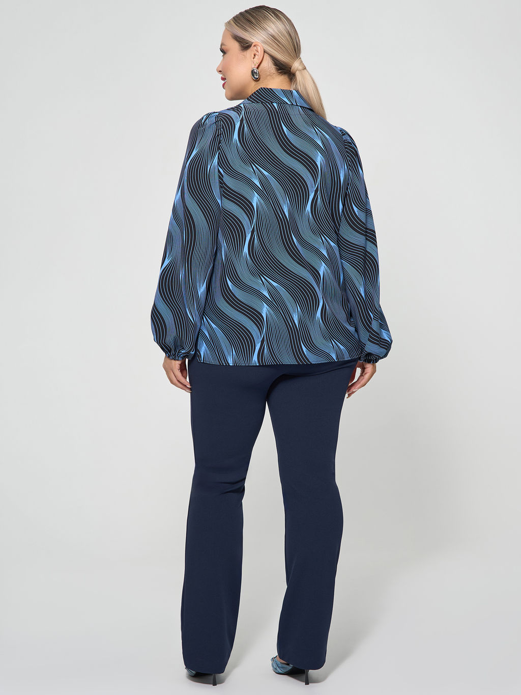 Блузка 0059-27п кремово-белый - Dora фото 24