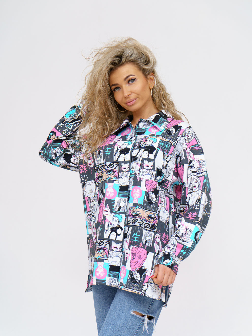 942 Туника-Рубашка "Аниме"