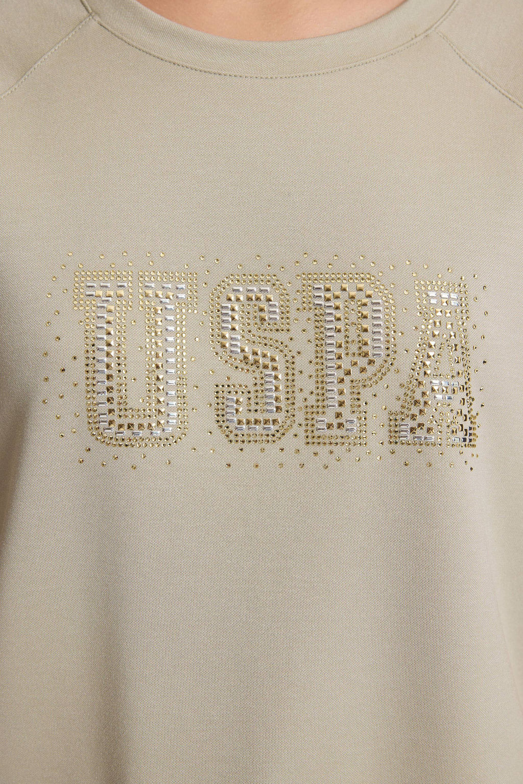 Kad_n A__k Haki Bisiklet Yaka Ti__rt - U.s. polo assn фото 6