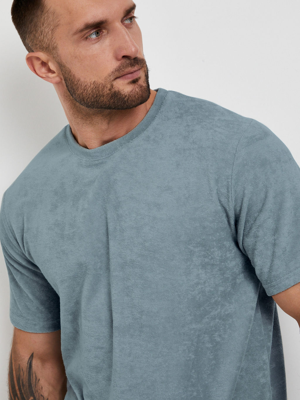 Костюм мужской махра АНТОНИО СЕРО-ГОЛУБОЙ - Domtrik Домашний трикотаж фото 8