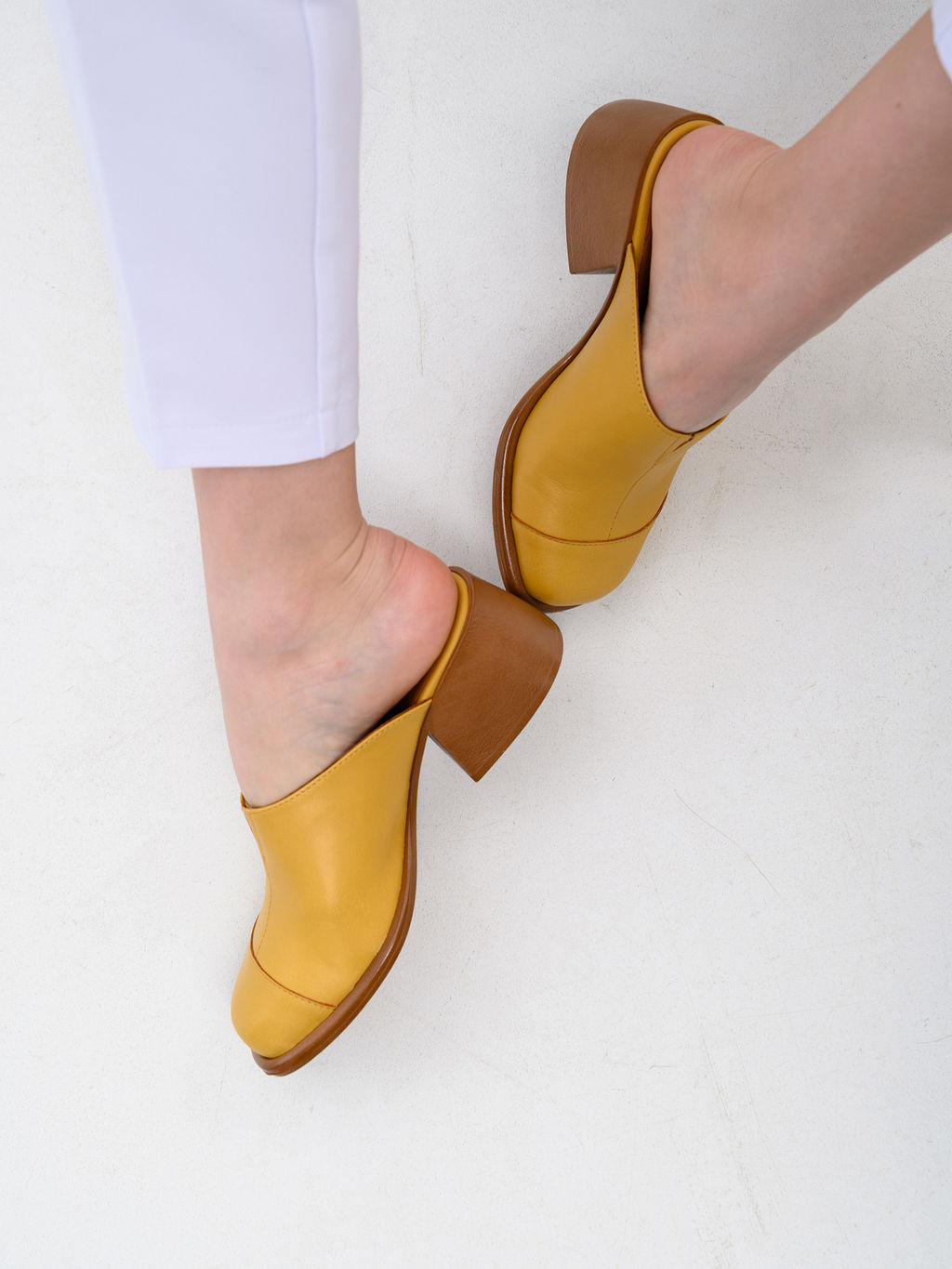 Сабо 5132.23663br.Тыква лион+коричневый