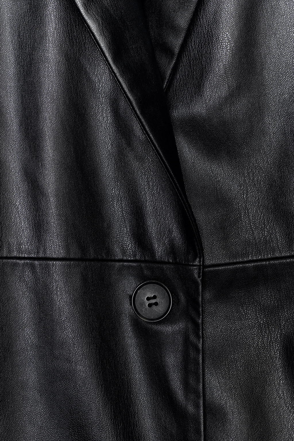 FAUX LEATHER COAT WITH DETACHABLE COLLAR - Zara фото 5