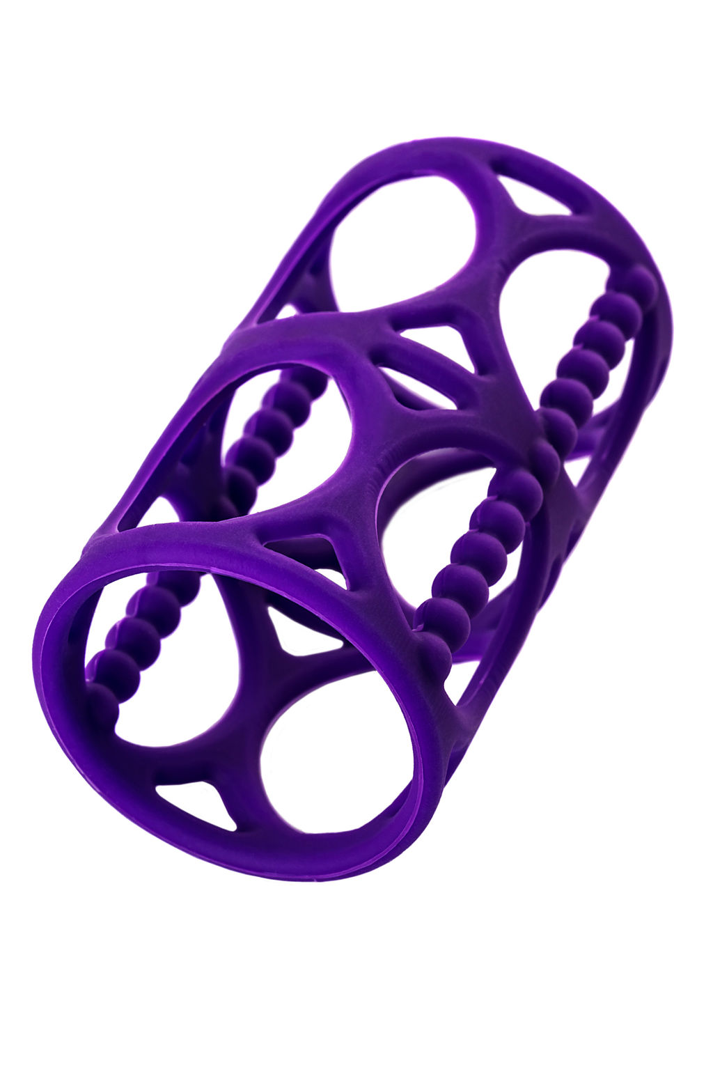 Насадка на пенис A-Toys by TOYFA Myri, силикон, фиолетовый, 7,5 см