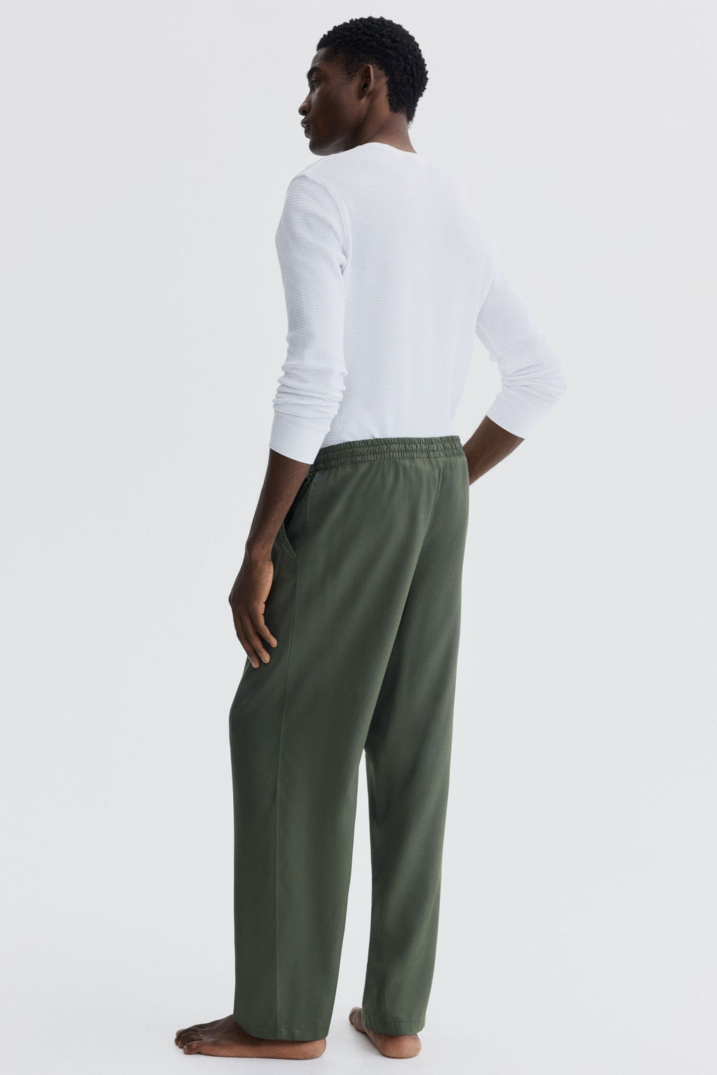 Pantal?n de lyocell Relaxed Fit - H&m фото 5