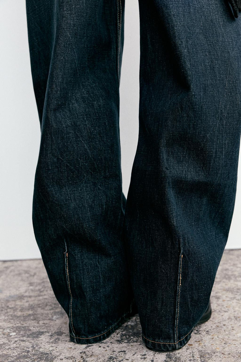 TRF BALLOON MID-RISE JEANS - Zara фото 4