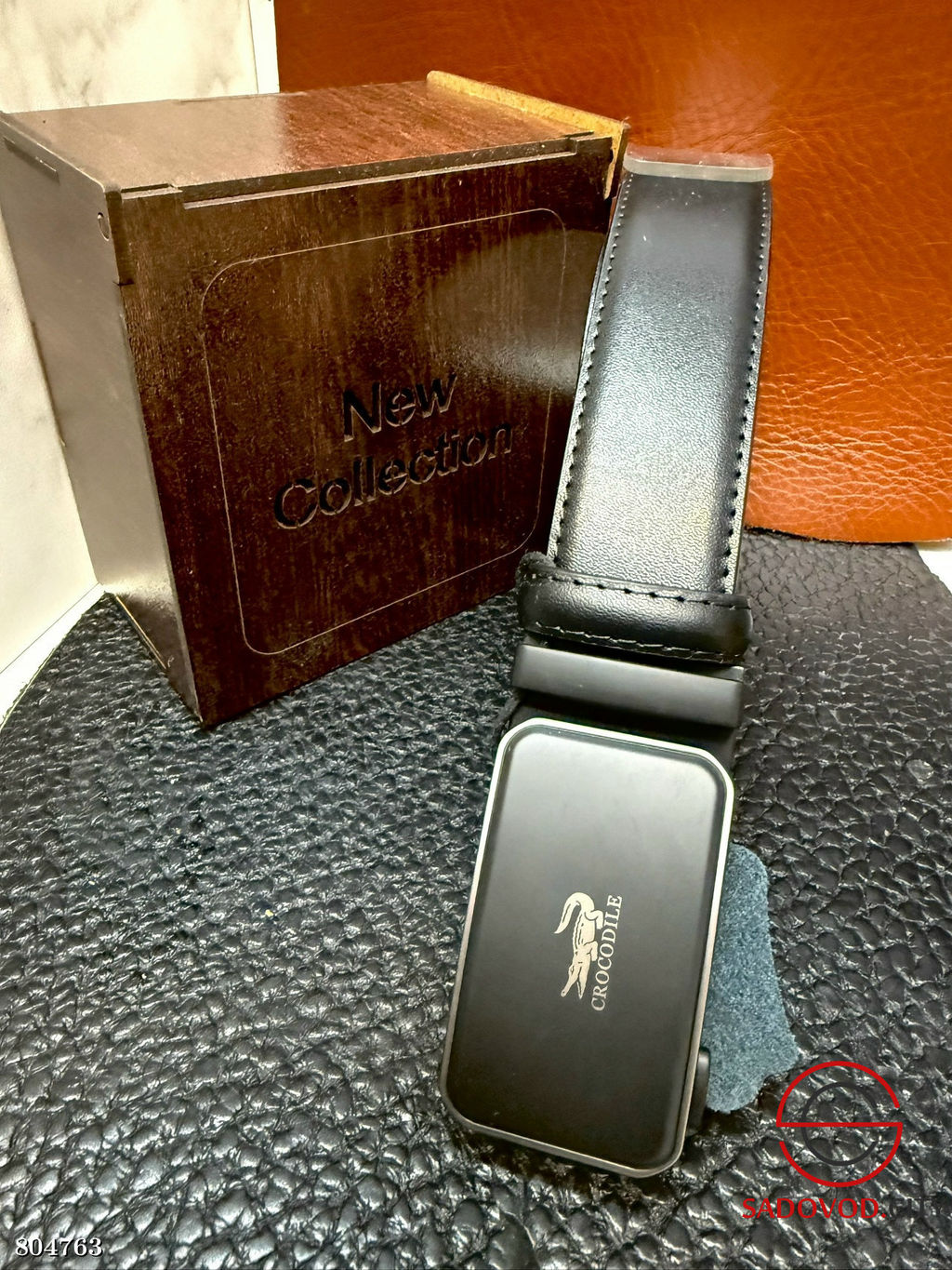 Ремень мужской с автоматической застежкой - Bruno фото 6