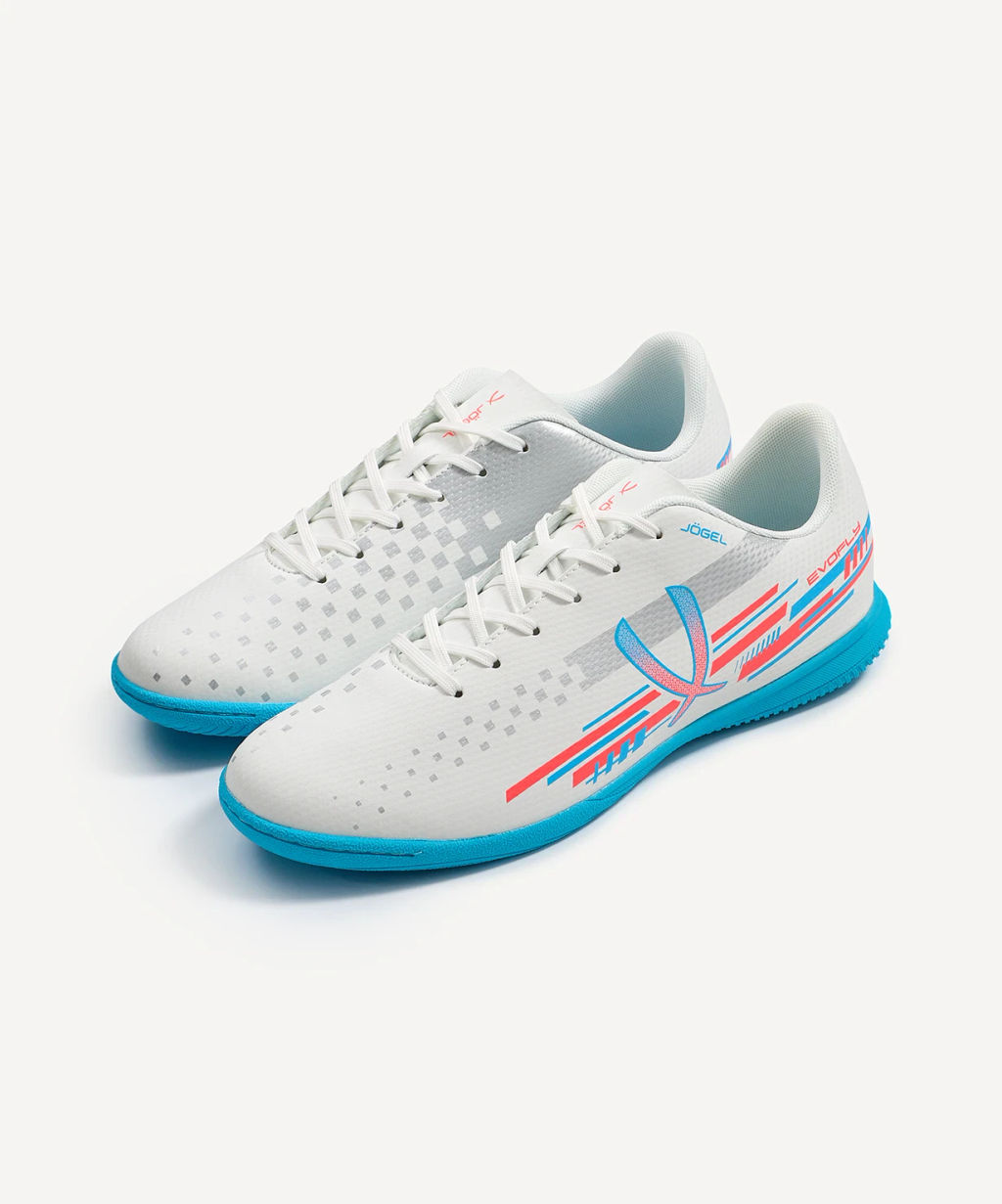 Бутсы зальные JOGEL Evofly IN Talant White/blue  фото 2