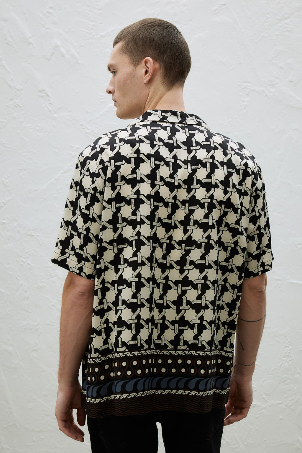 Camisa resort de lyocell Regular Fit - H&m фото 3