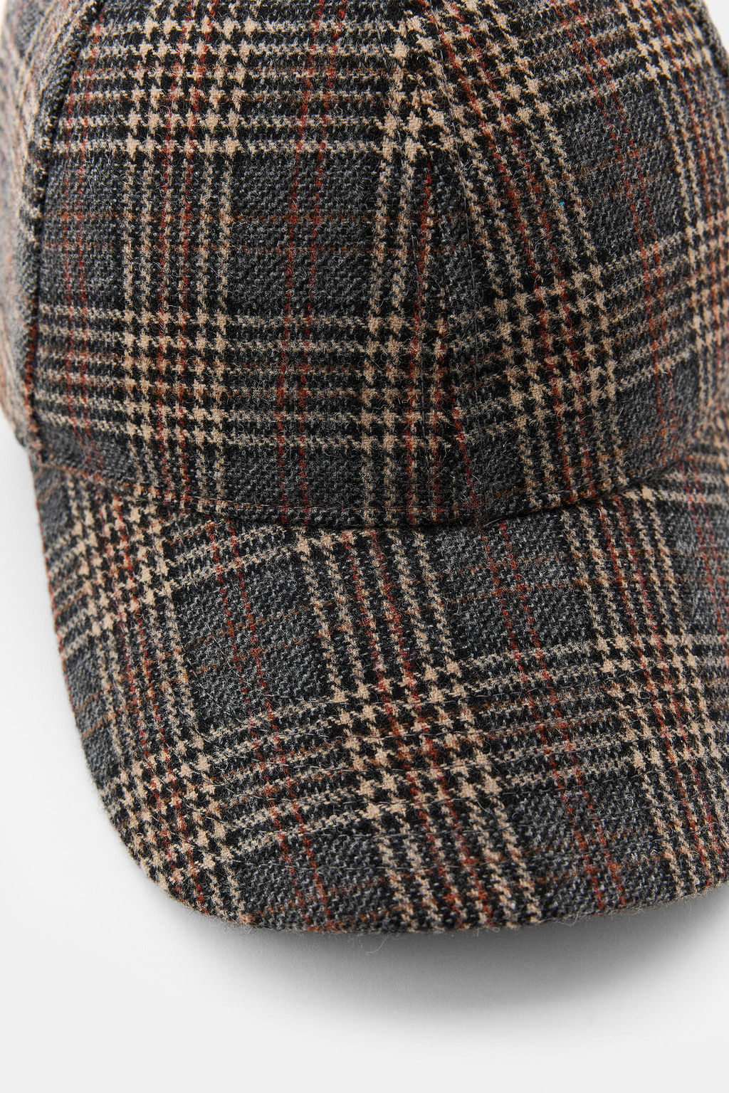 CHECK WOOL CAP - Zara фото 4