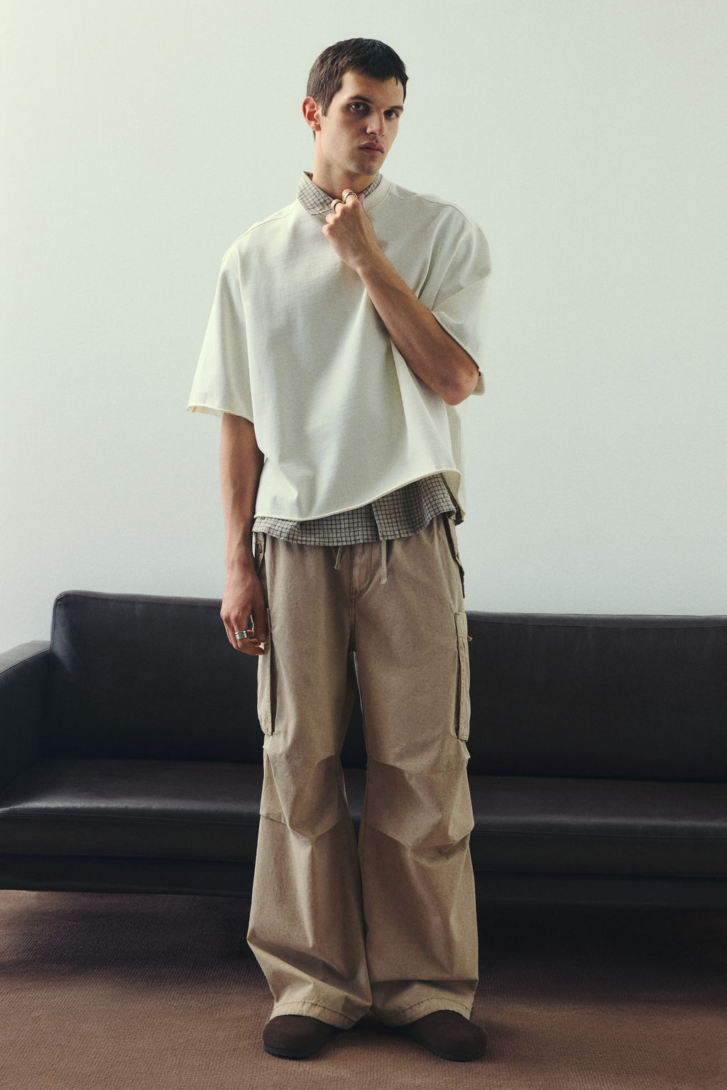 Pantal?n parachute Loose Fit - H&m фото 3