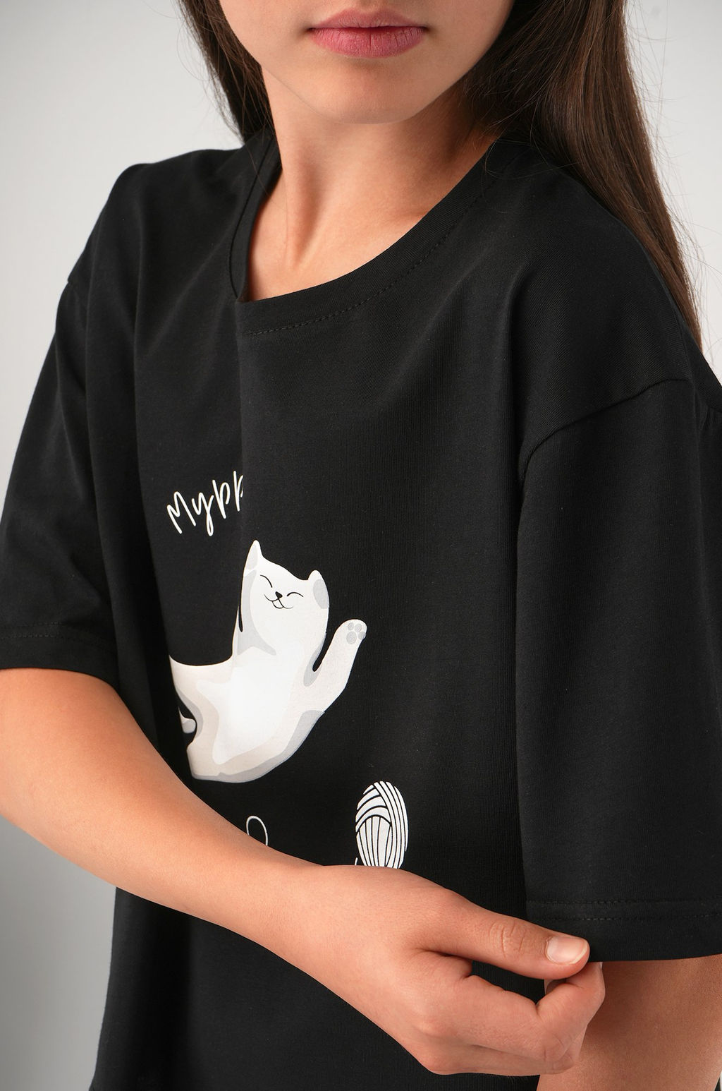 Хлопковая пижама для девочки Happyfox