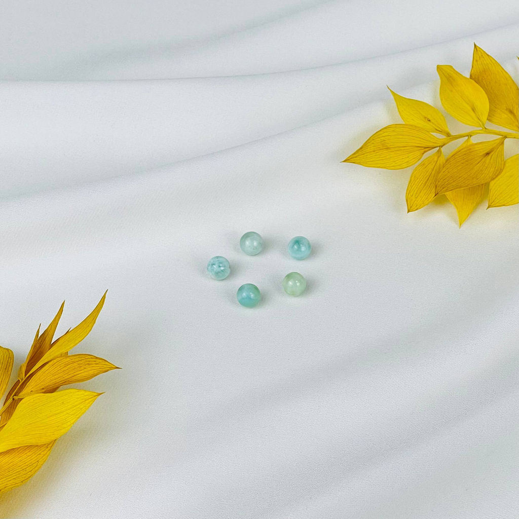 Бусины для украшений из Ларимара (5 шт)