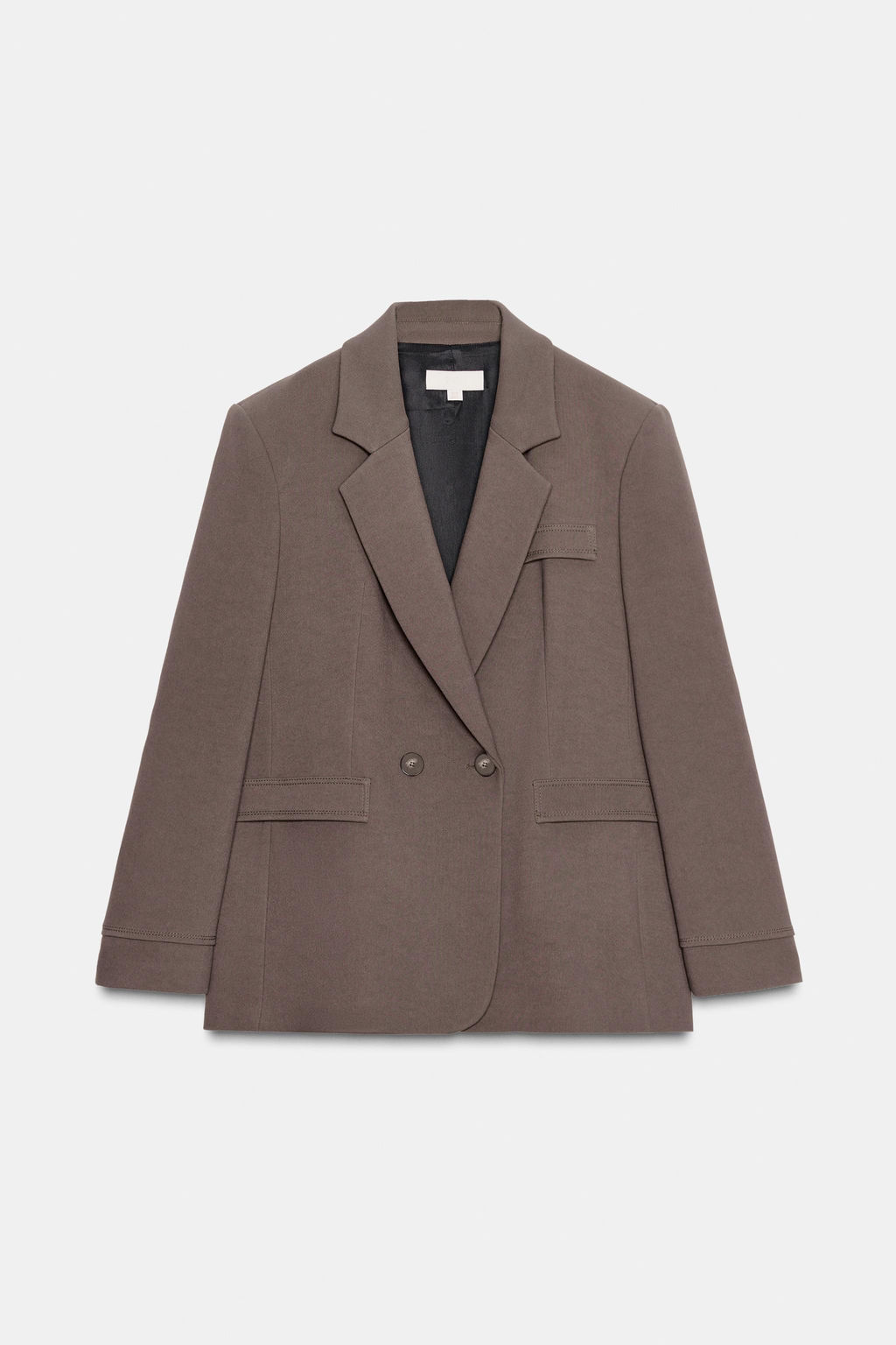 DOUBLE-BREASTED BLAZER WITH SHOULDER PADS - Zara фото 6