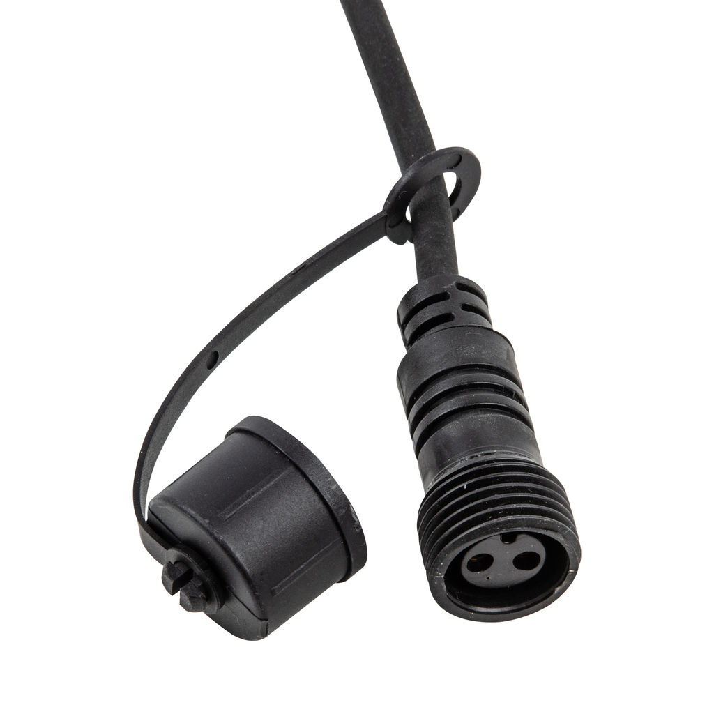 UDL-K230 6/E27/5M IP54 BLACK BELT-LIGHT GREENHOUSE Гирлянда для освещения теплиц, 5м + 3м сетевой шнур. 6 подвесов 1м с патроном E27, шаг 100см. Чёрная. TM Uniel