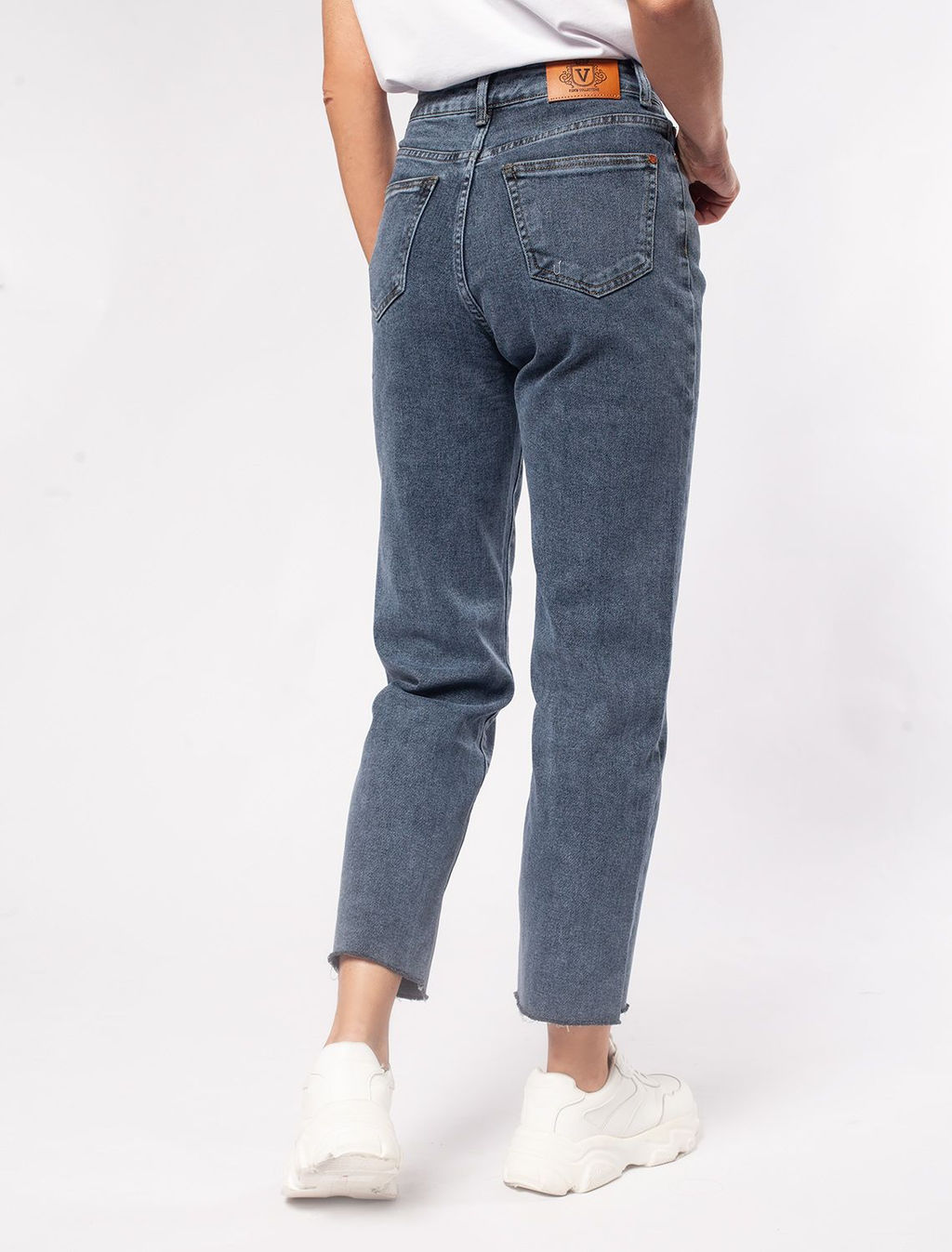 Прямые джинсы из эластичного денима - Vilatte фото 4