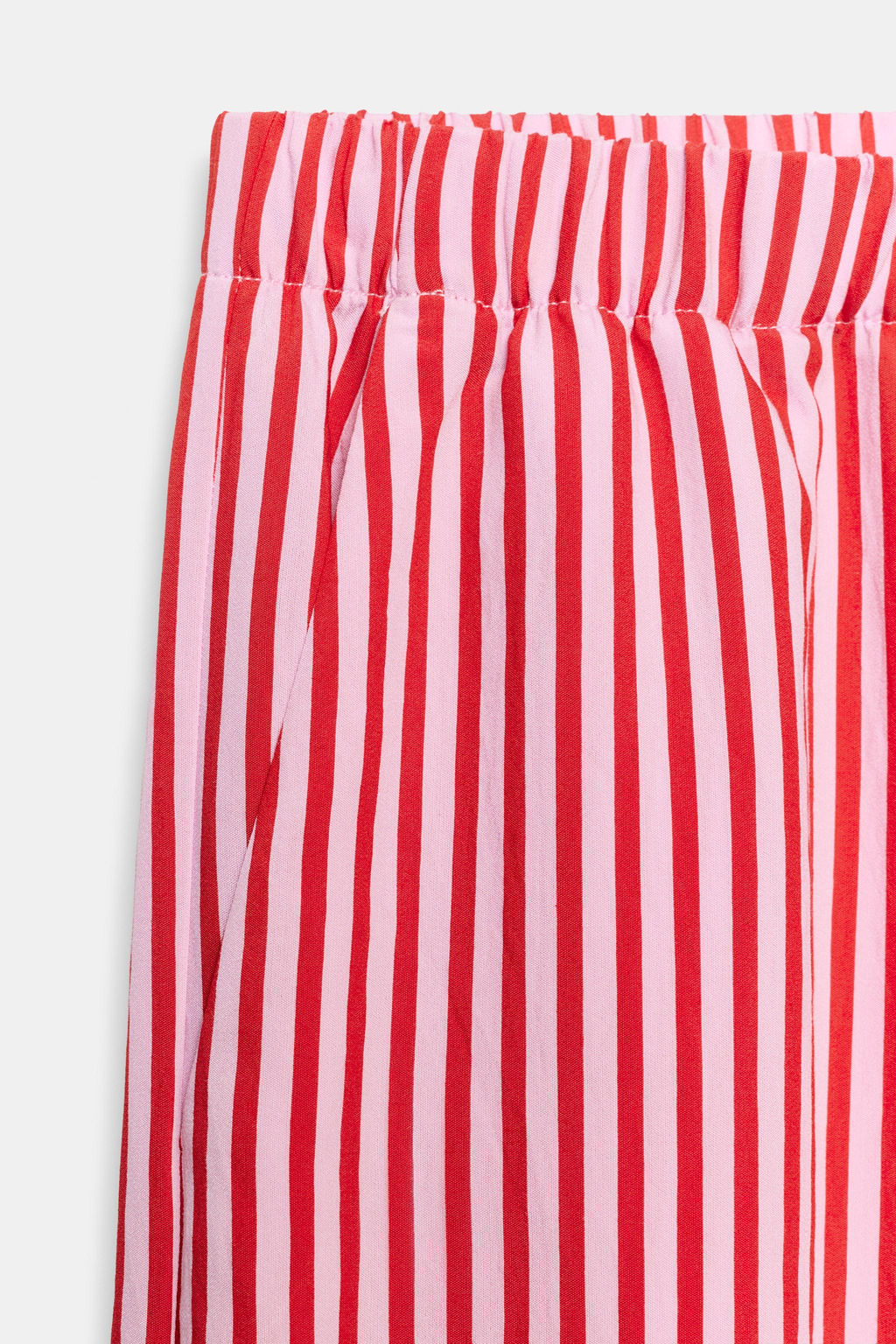 PANTAL?N FLUIDO RAYAS / Rojo - Zara фото 4