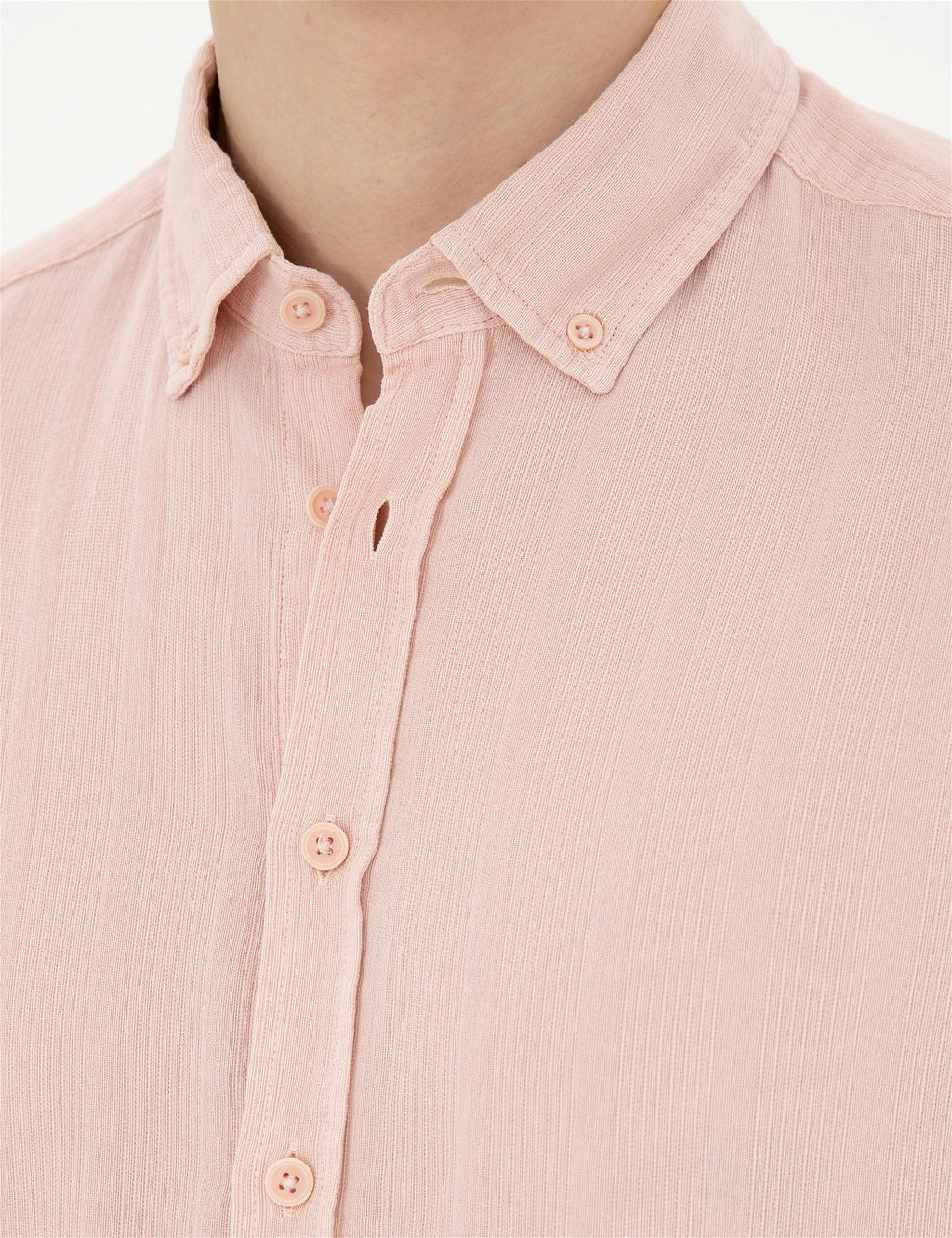 A__k Pembe Regular Fit Uzun Kollu G_mlek