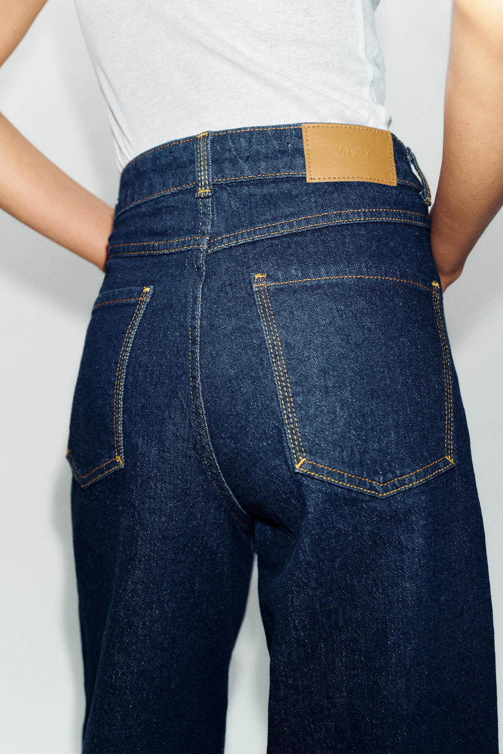 JEANS Z1975 CULOTTE TIRO ALTO COMFORT / Azul - Zara фото 9
